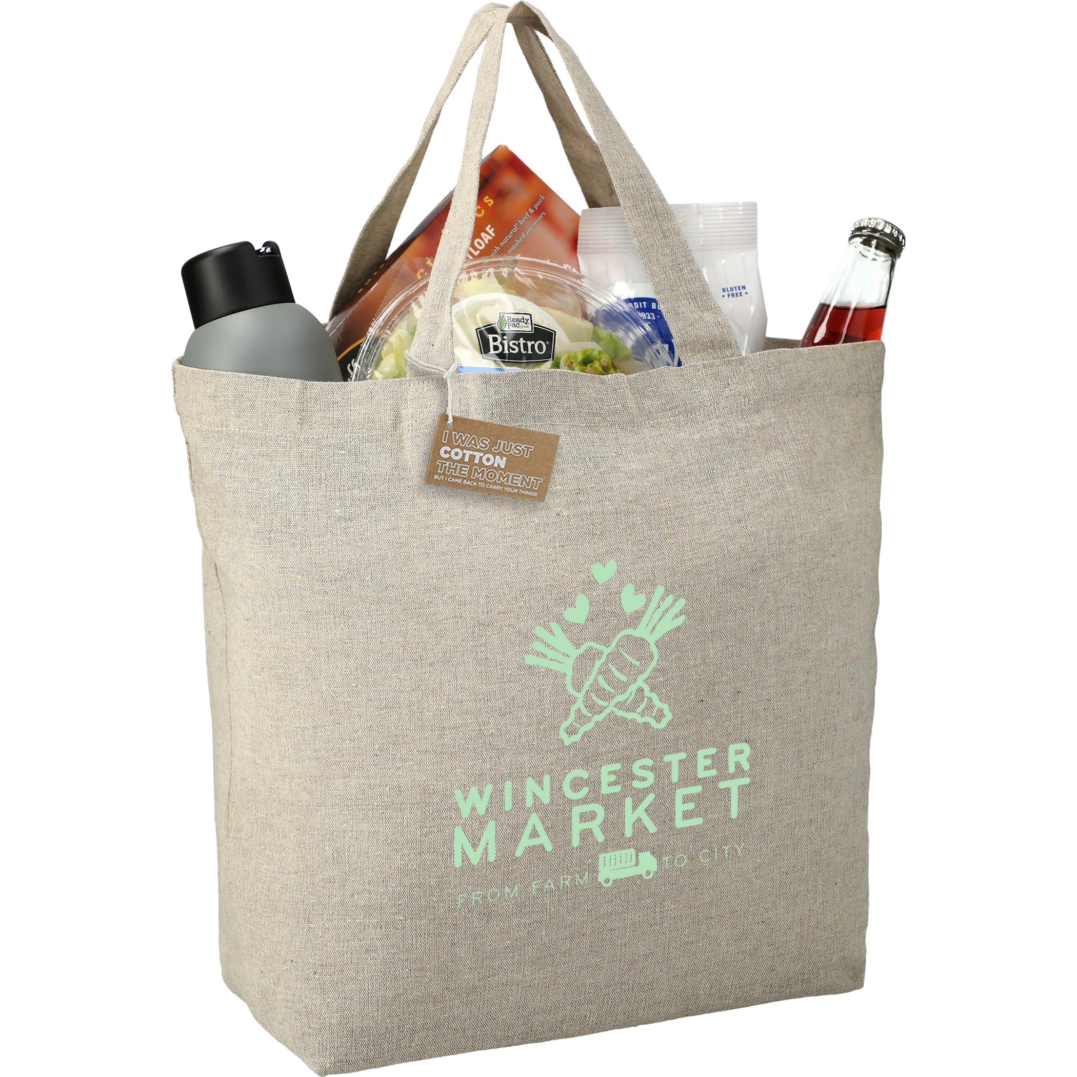 Picture of Recycled 5oz Cotton Twill Grocery Tote