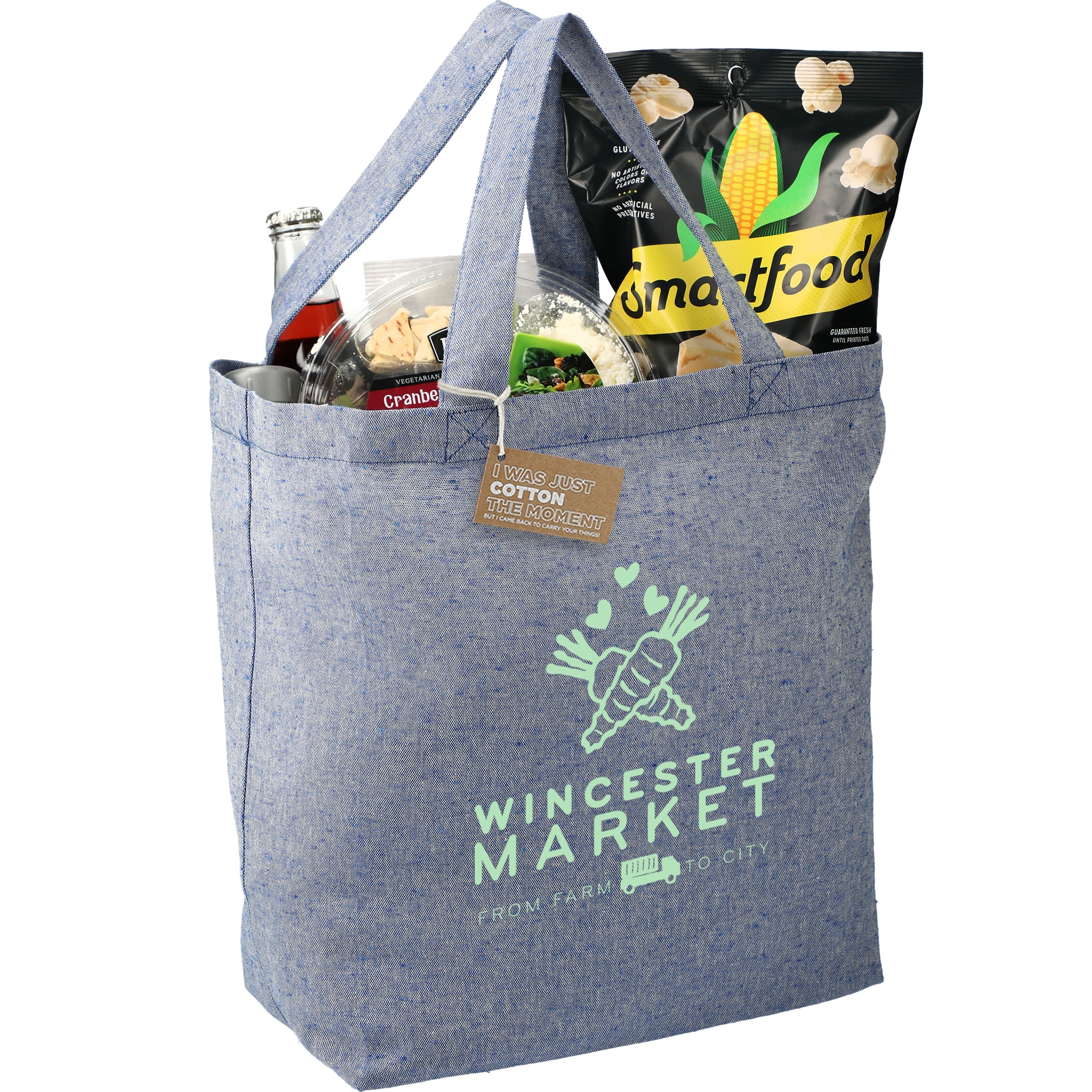 Picture of Recycled 5oz Cotton Twill Grocery Tote
