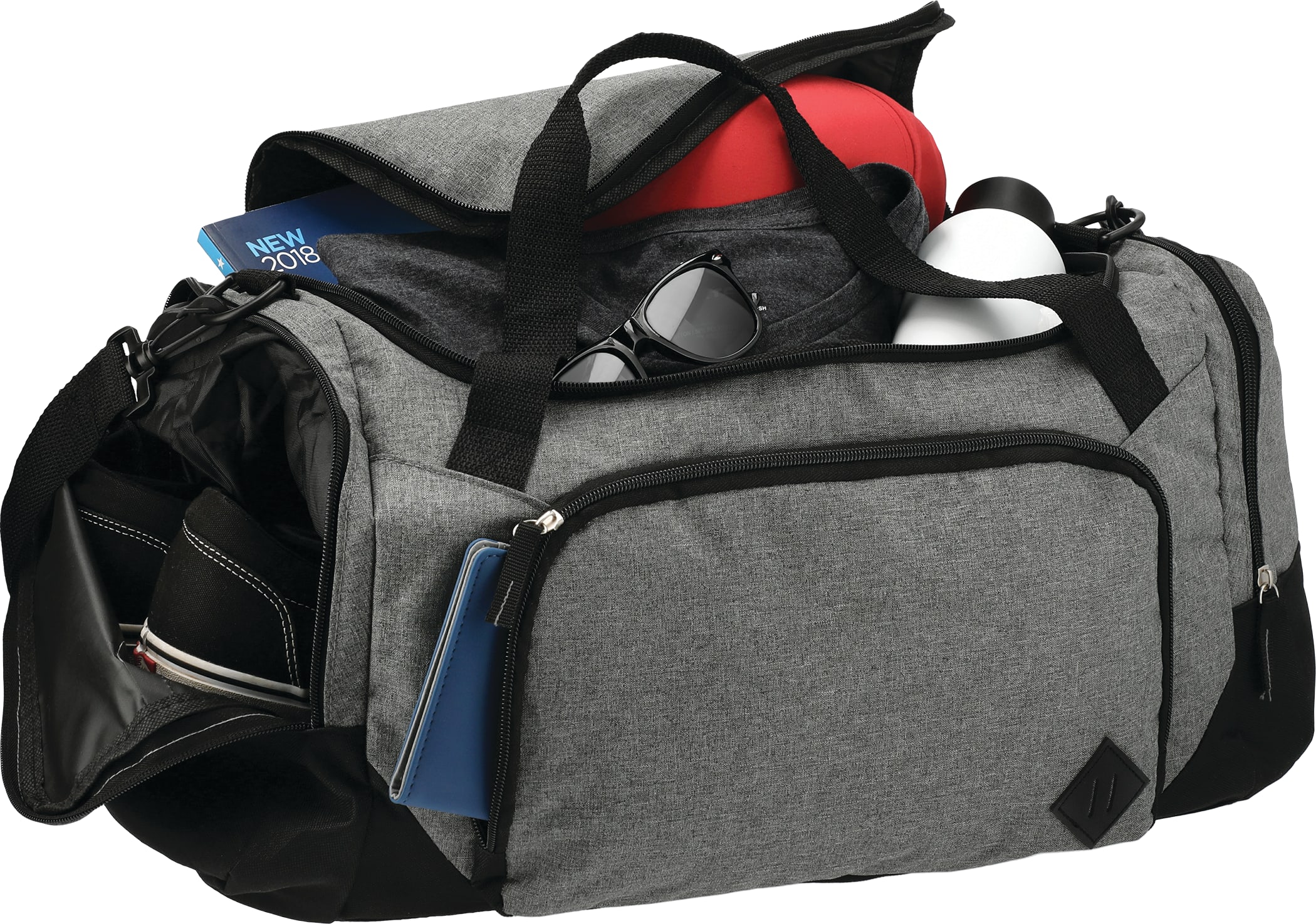 Picture of Graphite 21" Weekender Duffle Bag with Side Shoe Pocket