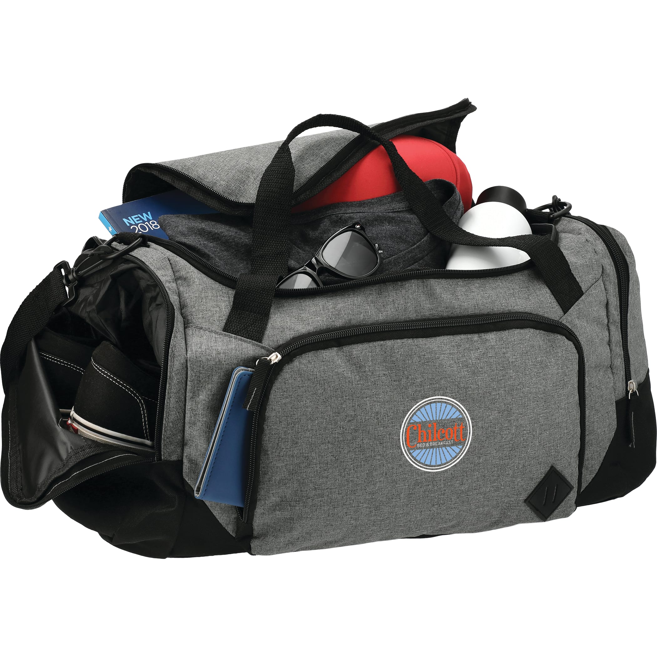 Picture of Graphite 21" Weekender Duffle Bag with Side Shoe Pocket
