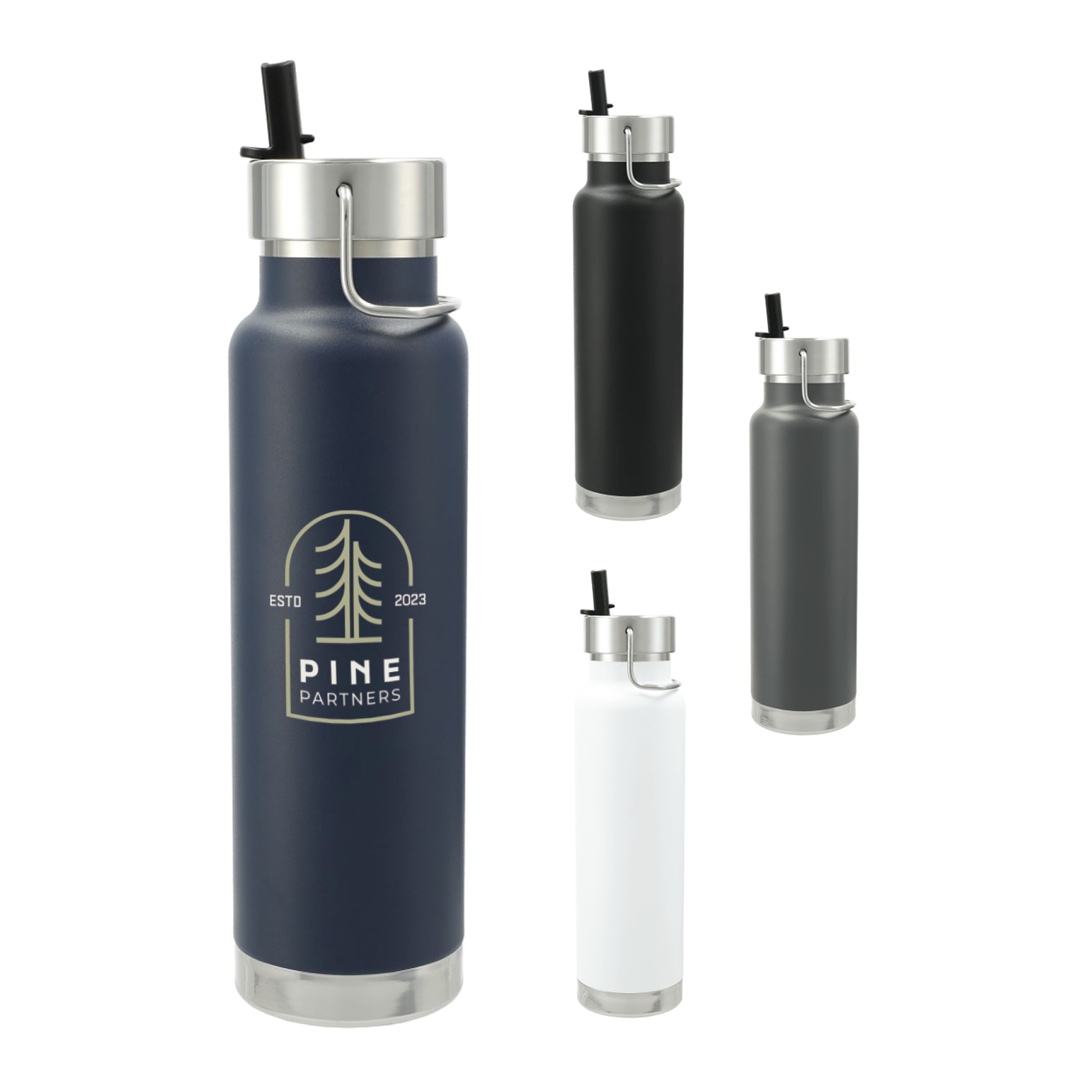 Picture of Thor Copper Vacuum Insulated Bottle 25oz Straw Lid