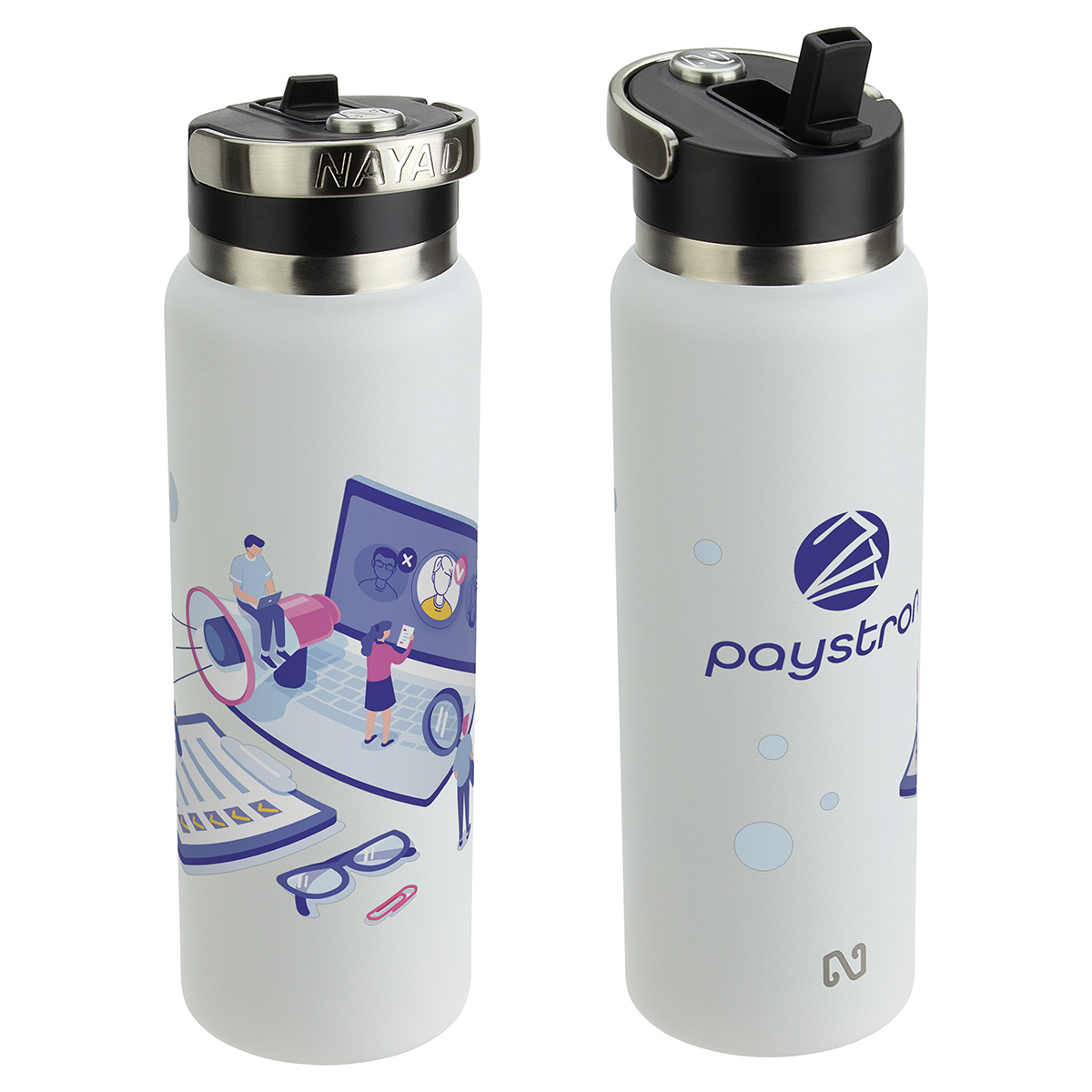 Picture of NAYAD® Ranger 40 oz Stainless Double-wall Bottle with Flip-Top Spout