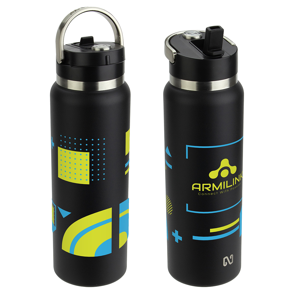 Picture of NAYAD® Ranger 40 oz Stainless Double-wall Bottle with Flip-Top Spout