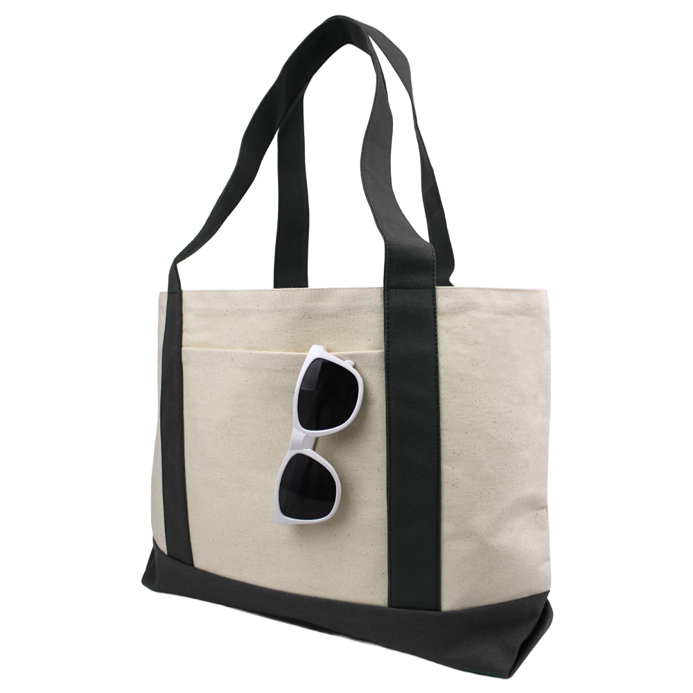 Picture of New! Large Canvas Cotton Boat Tote
