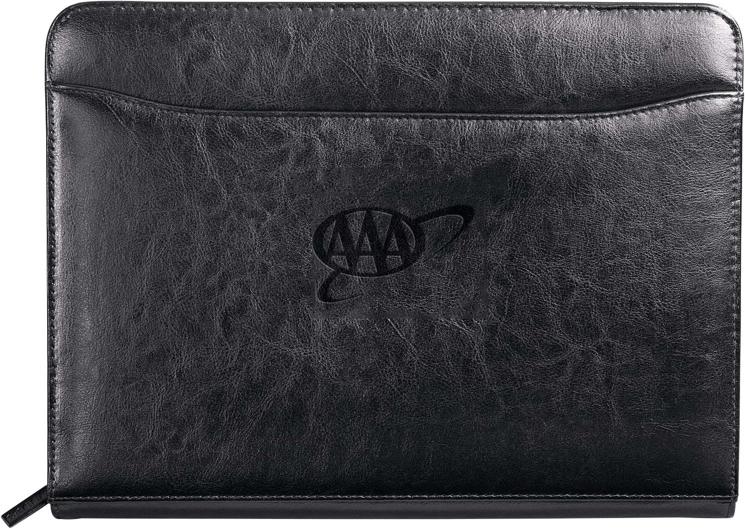 Picture of Renaissance Italian Style Leather Zippered Padfolio with FSC® Mix Paper