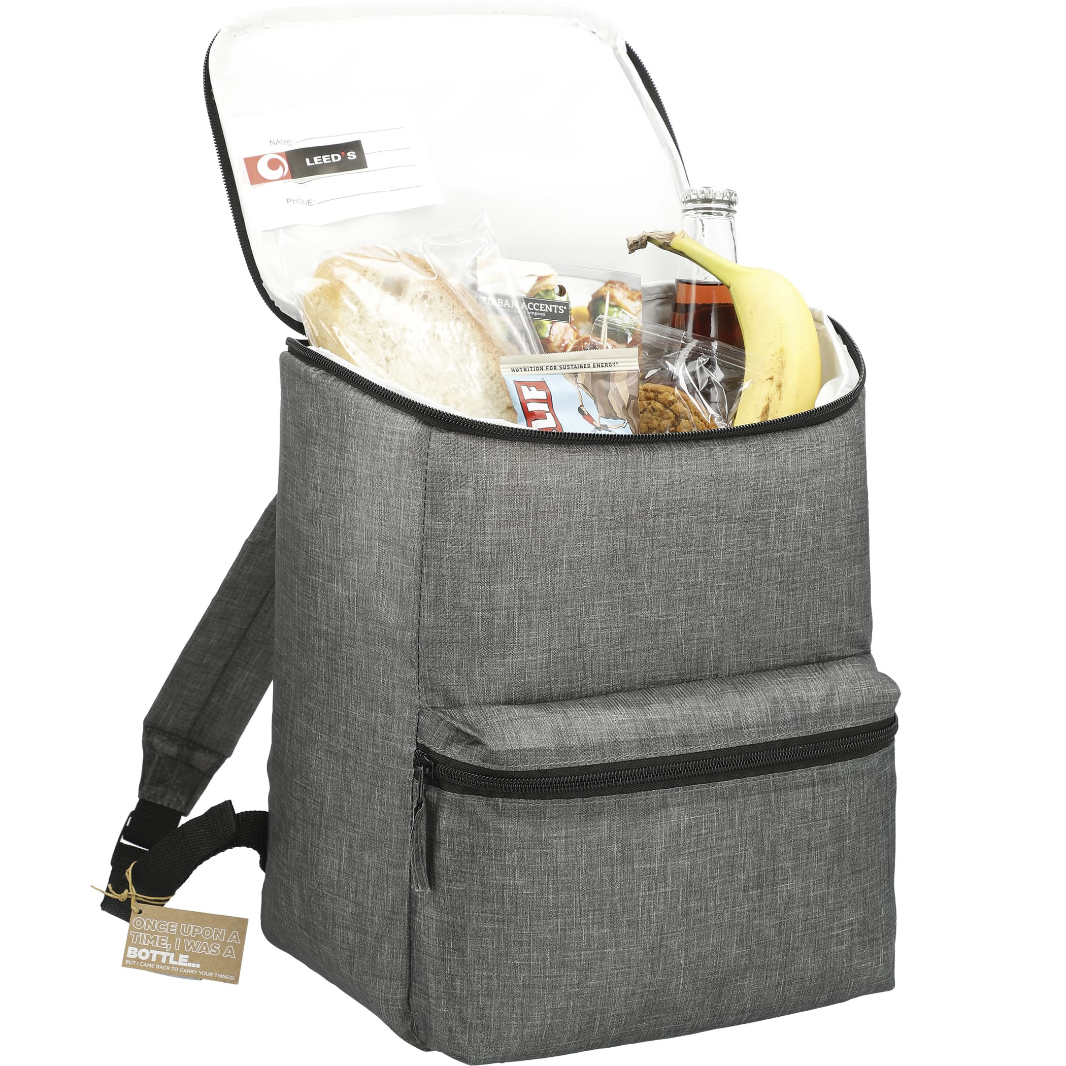 Picture of Excursion rPET Constructed Adjustable 20 Can Backpack Cooler