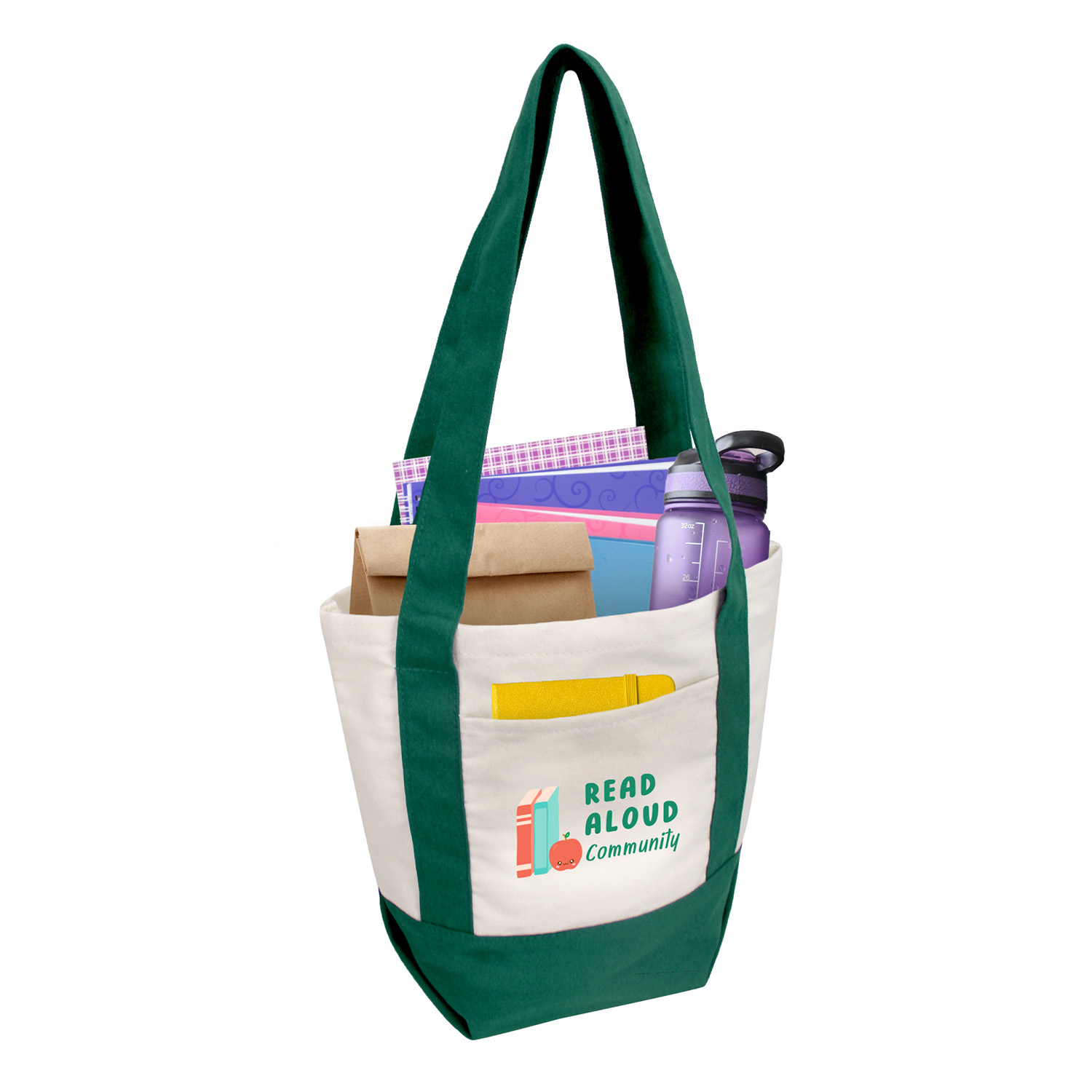 Picture of 10 Oz. Mini Cotton Canvas Boat Tote