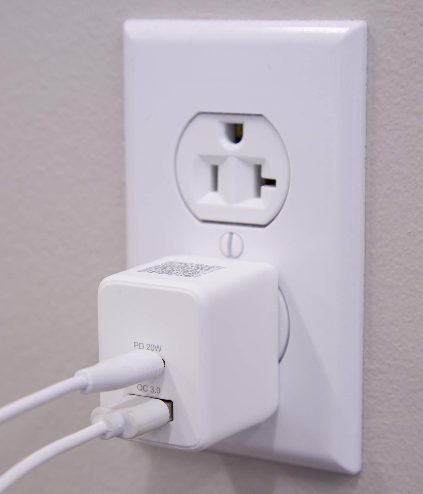 Picture of ETL Listed 20W Dual USB-A and C Wall Charger