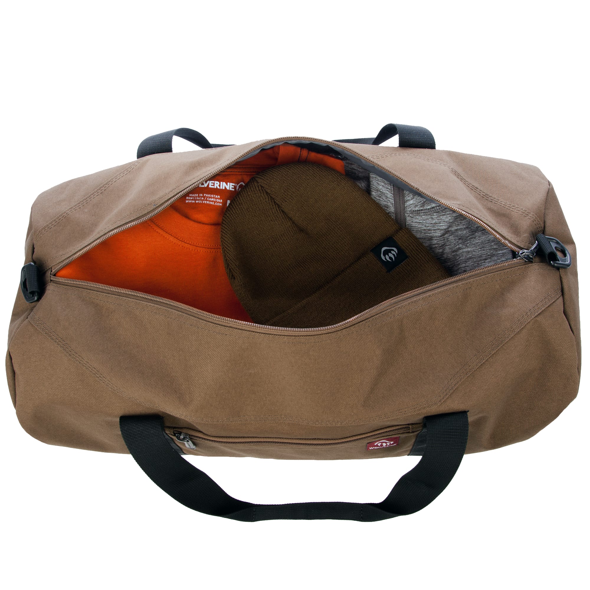 Picture of Wolverine 22'' Center Zip Canvas Duffle Bag