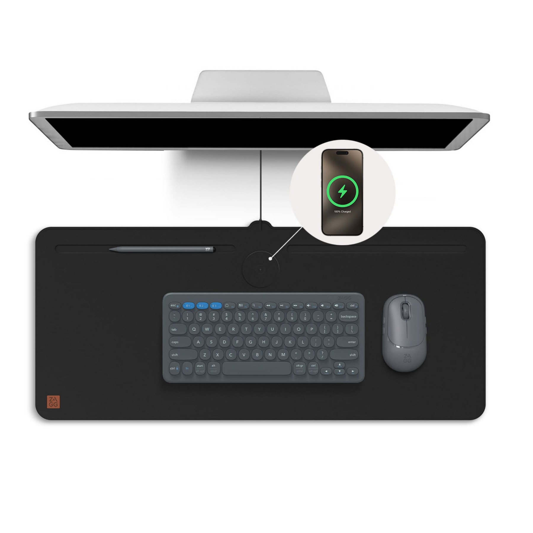 Picture of Zagg Desk Mat with Wireless Charging