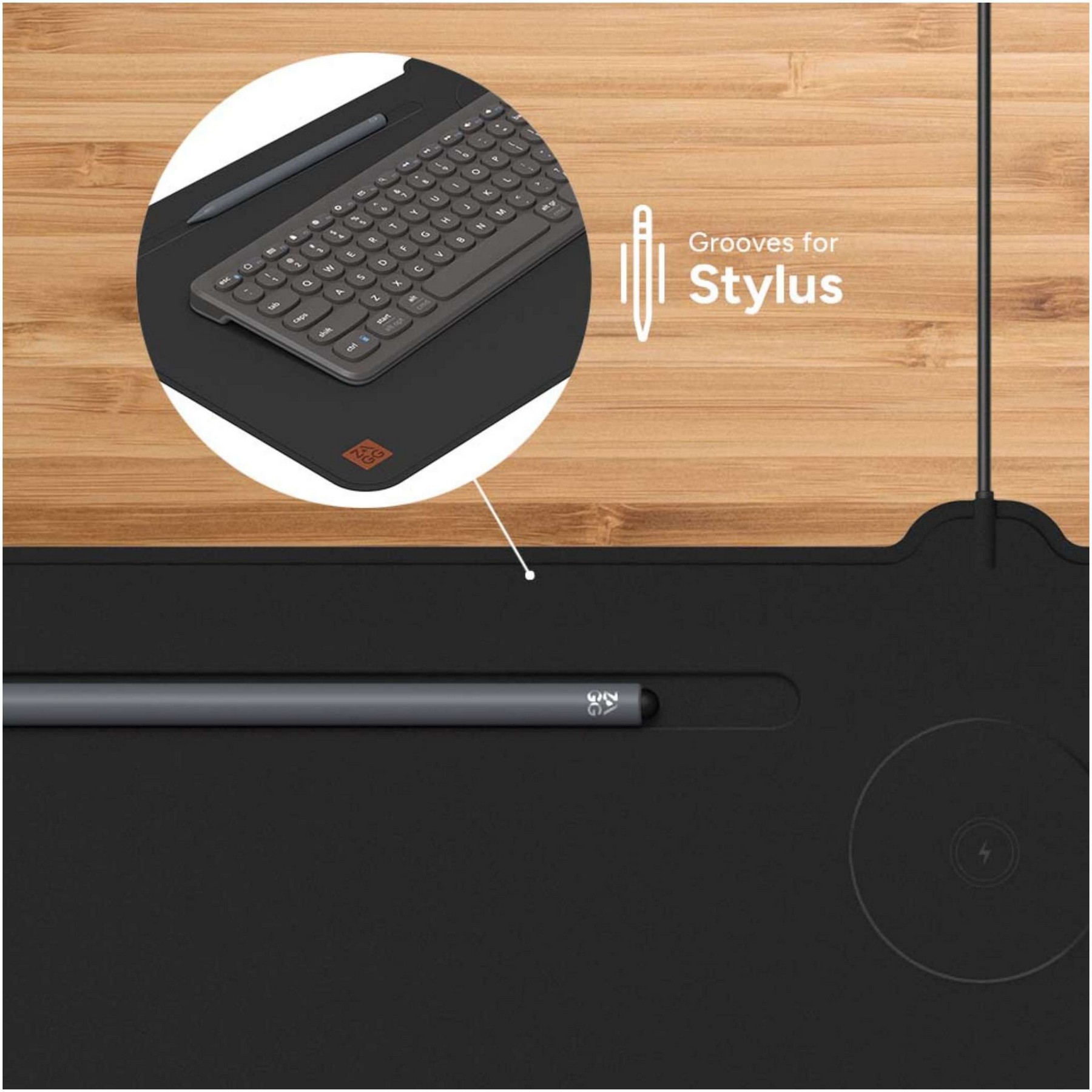 Picture of Zagg Desk Mat with Wireless Charging