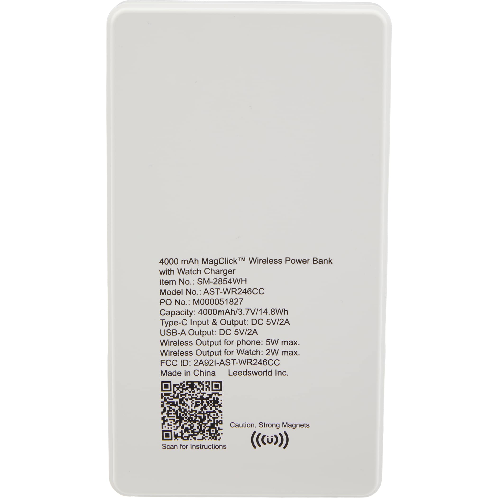Picture of 4000mAh MagClick™ PowerBank with iWatch Charger