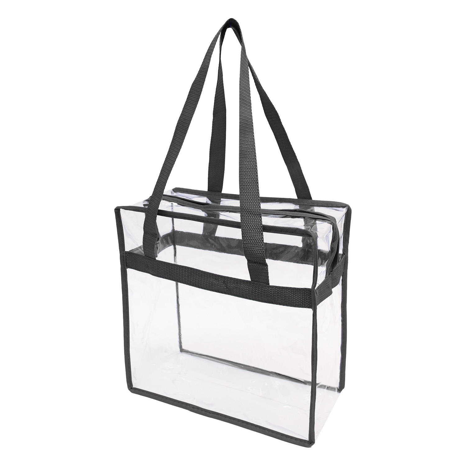 Picture of Clear Stadium Security Zipper Tote