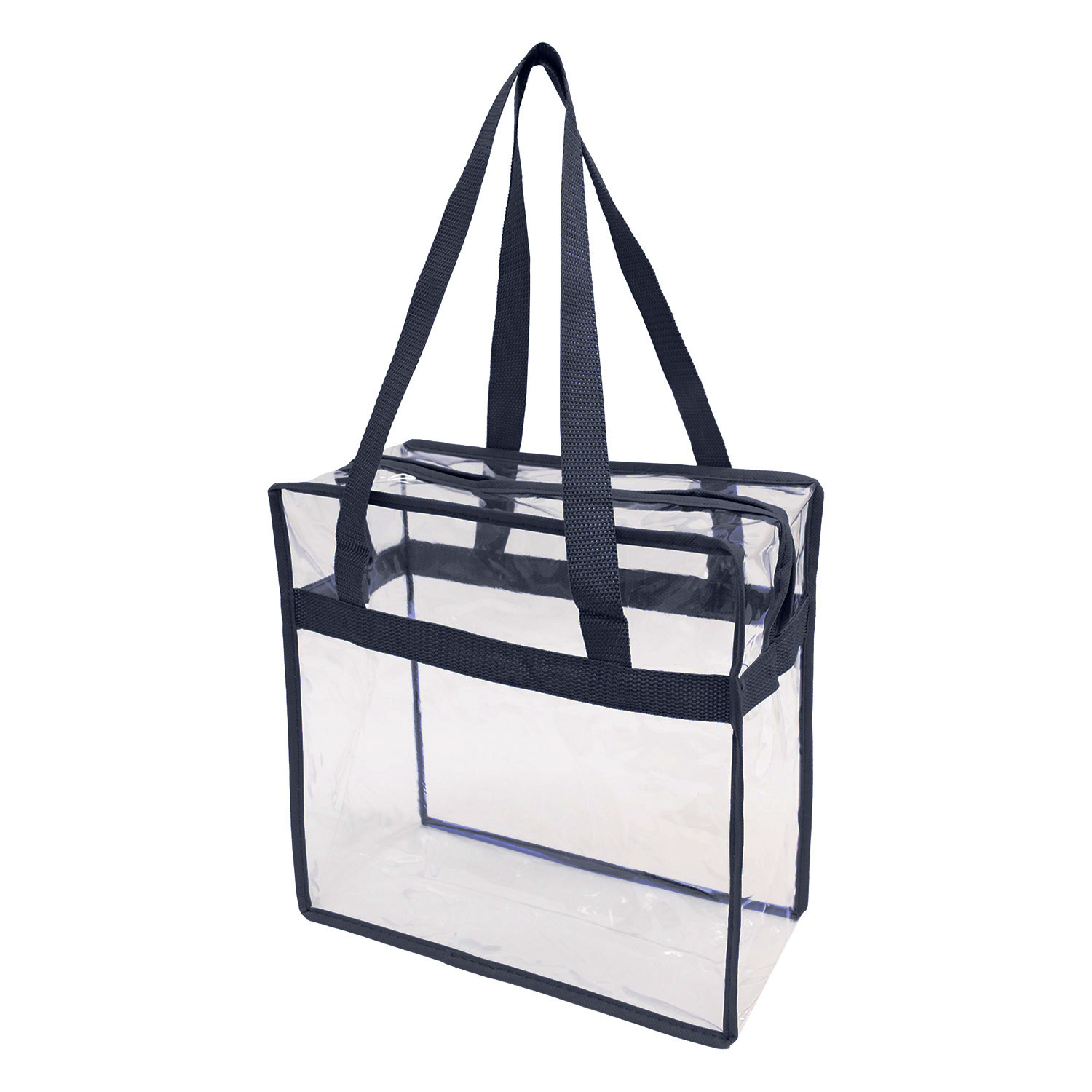 Picture of Clear Stadium Security Zipper Tote