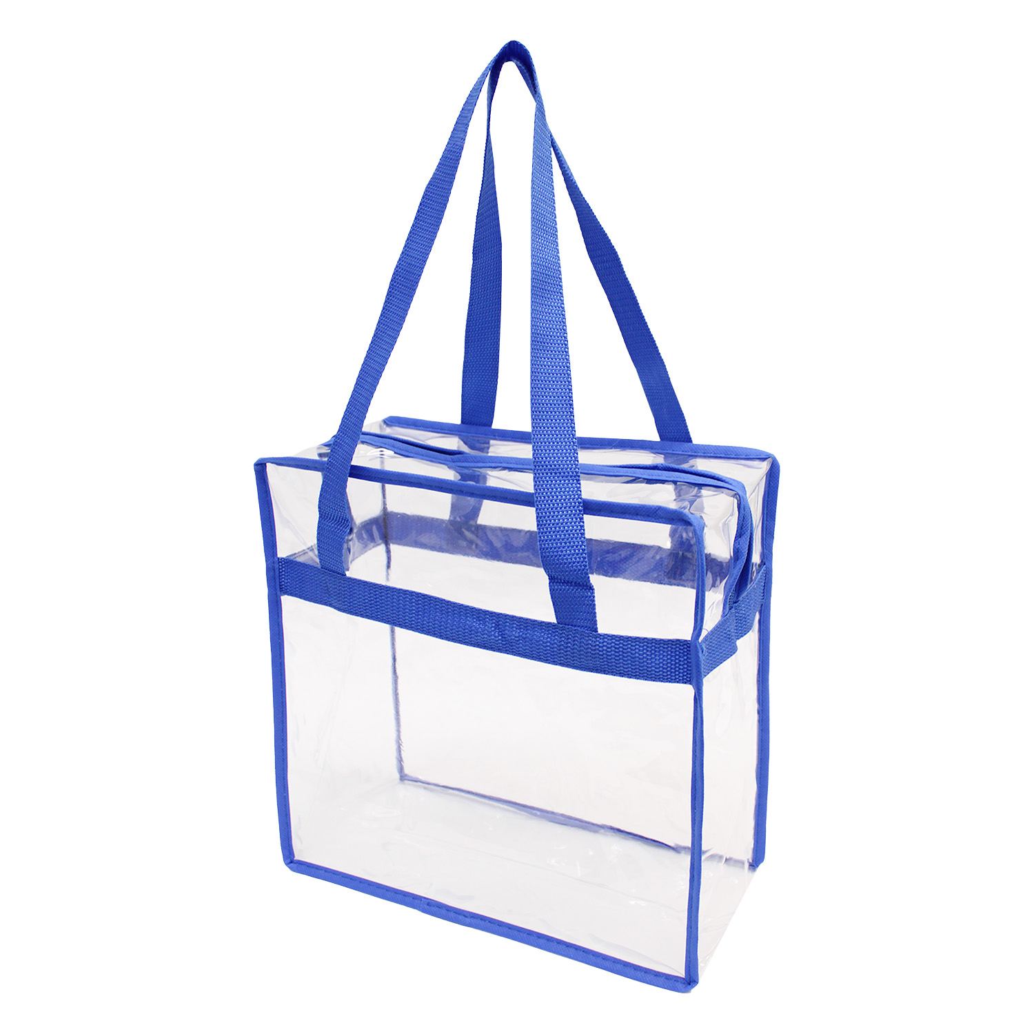 Picture of Clear Stadium Security Zipper Tote