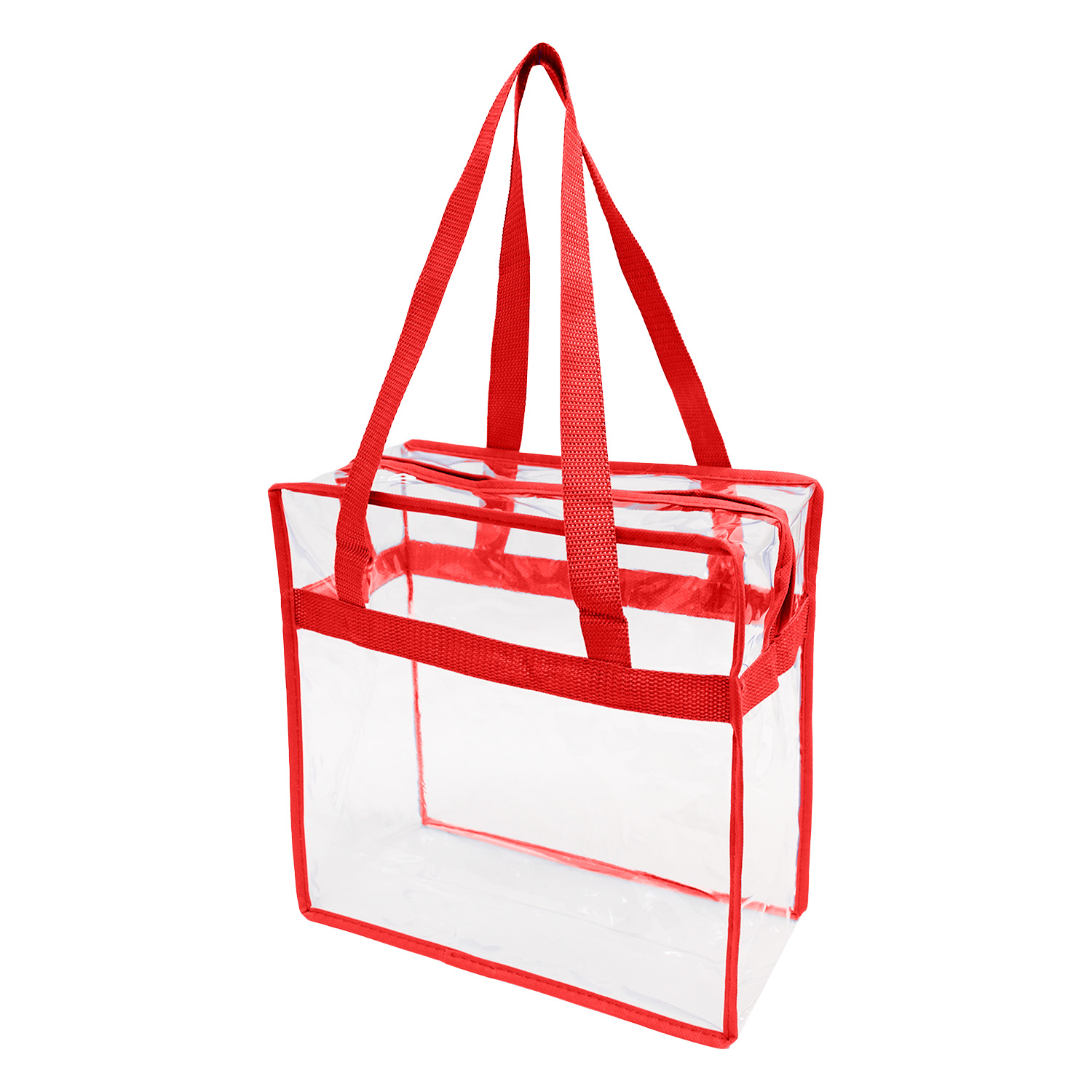 Picture of Clear Stadium Security Zipper Tote