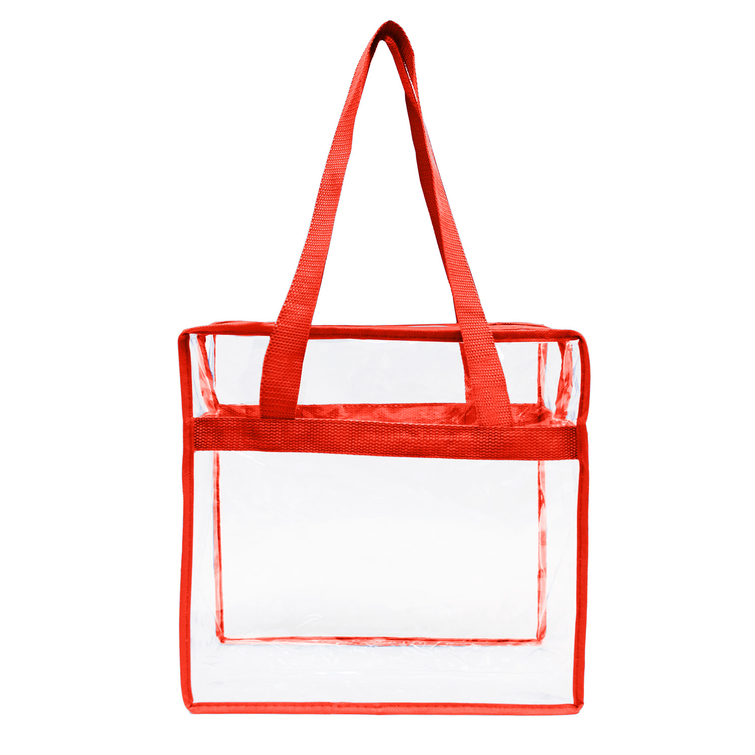 Picture of Clear Stadium Security Zipper Tote
