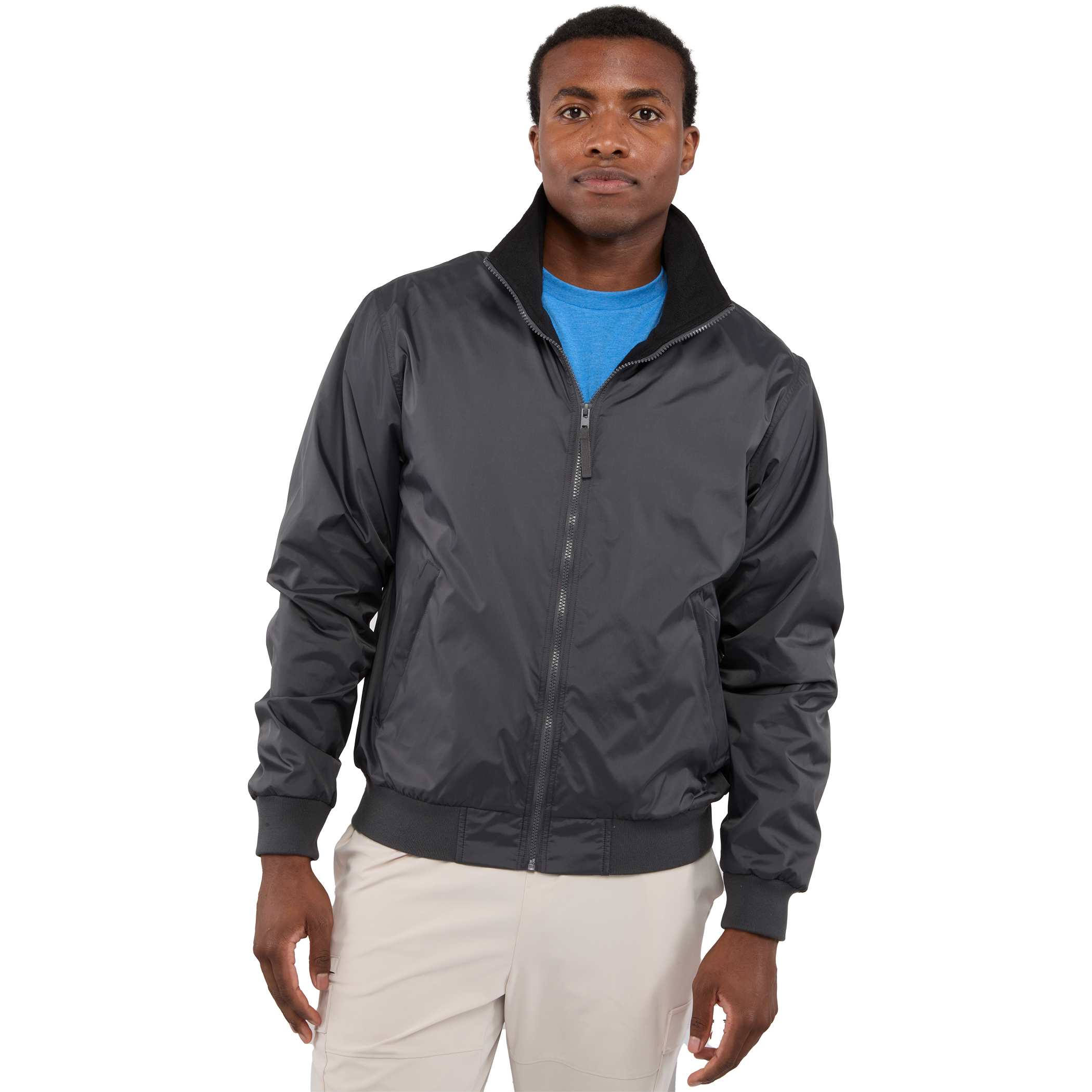 Picture of Gender Neutral BELFORD Eco Fleece Lined Full Zip Bomber Jacket