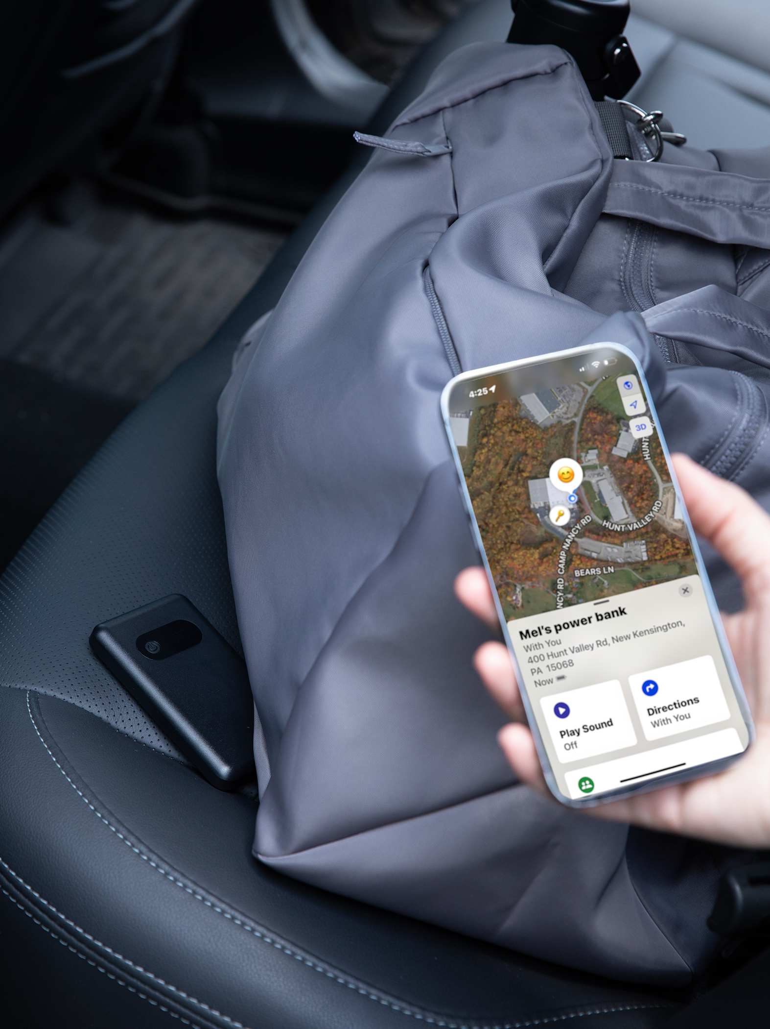 Picture of Find My 5000 mAh 18W PD Power Bank/Digital Display