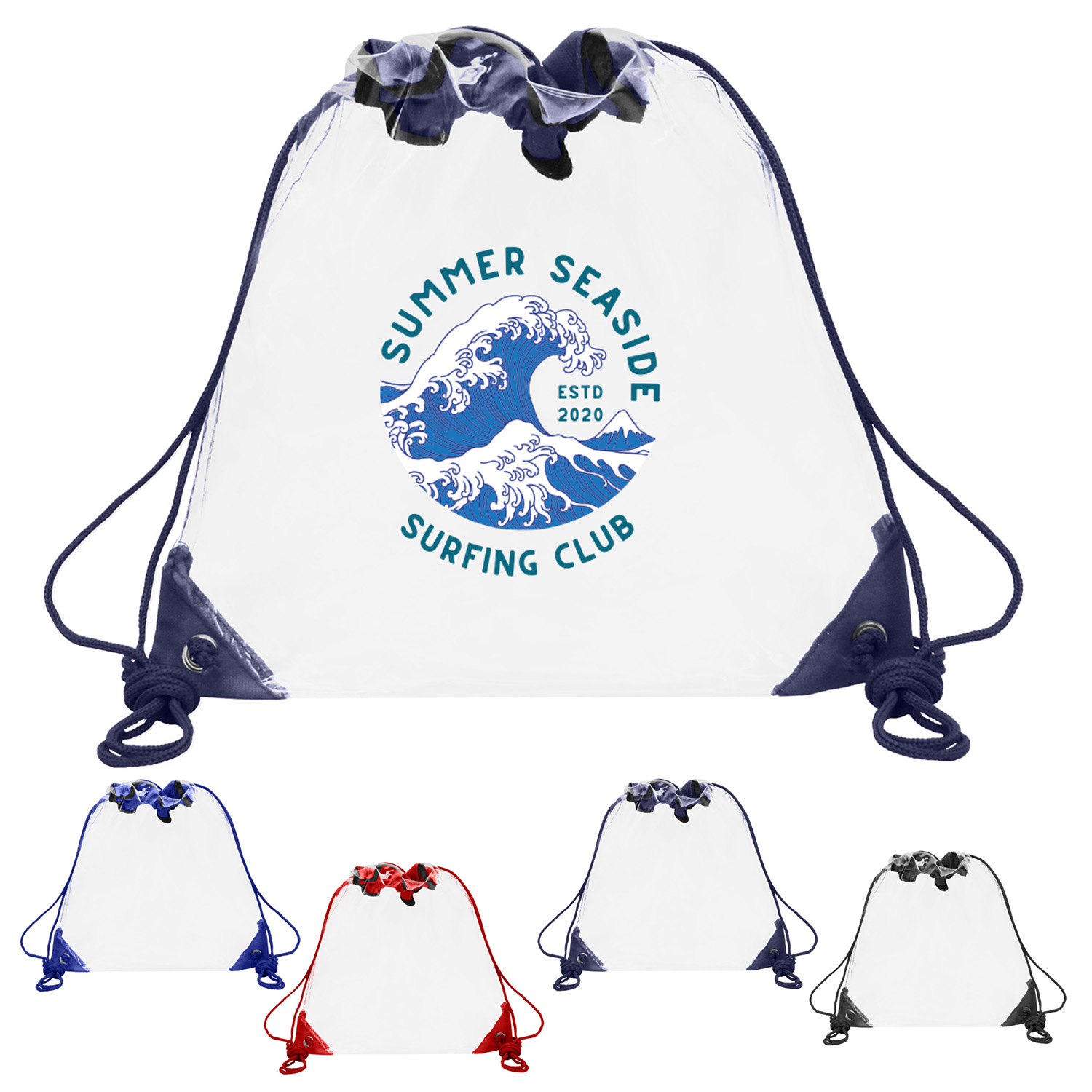Picture of Clear Drawstring Backpack