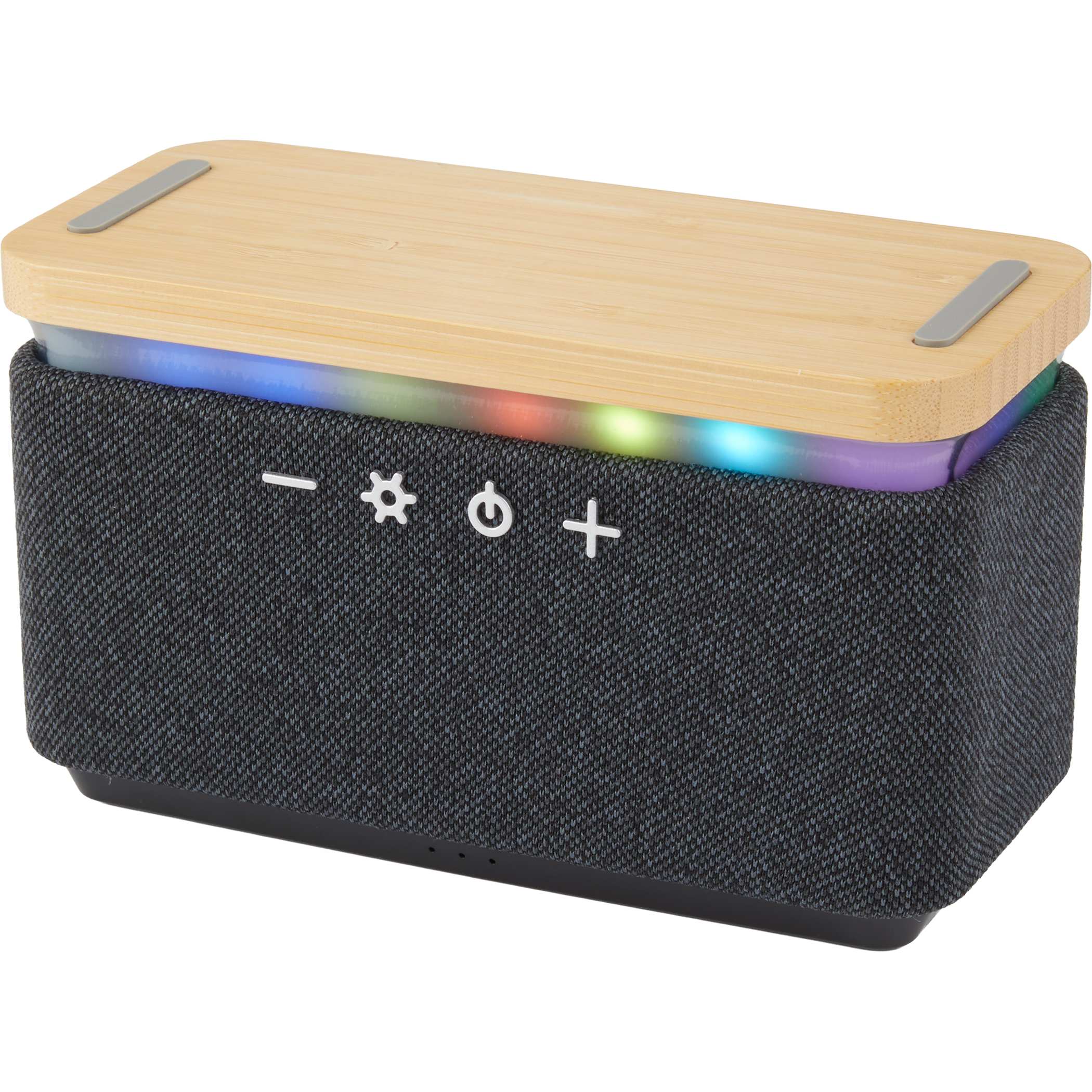 Picture of Boost Fabric and Bamboo Wireless Charging Speaker