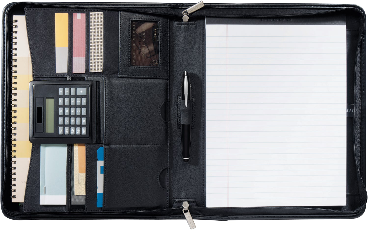 Picture of Manhattan Zippered Padfolio with FSC® Mix Paper