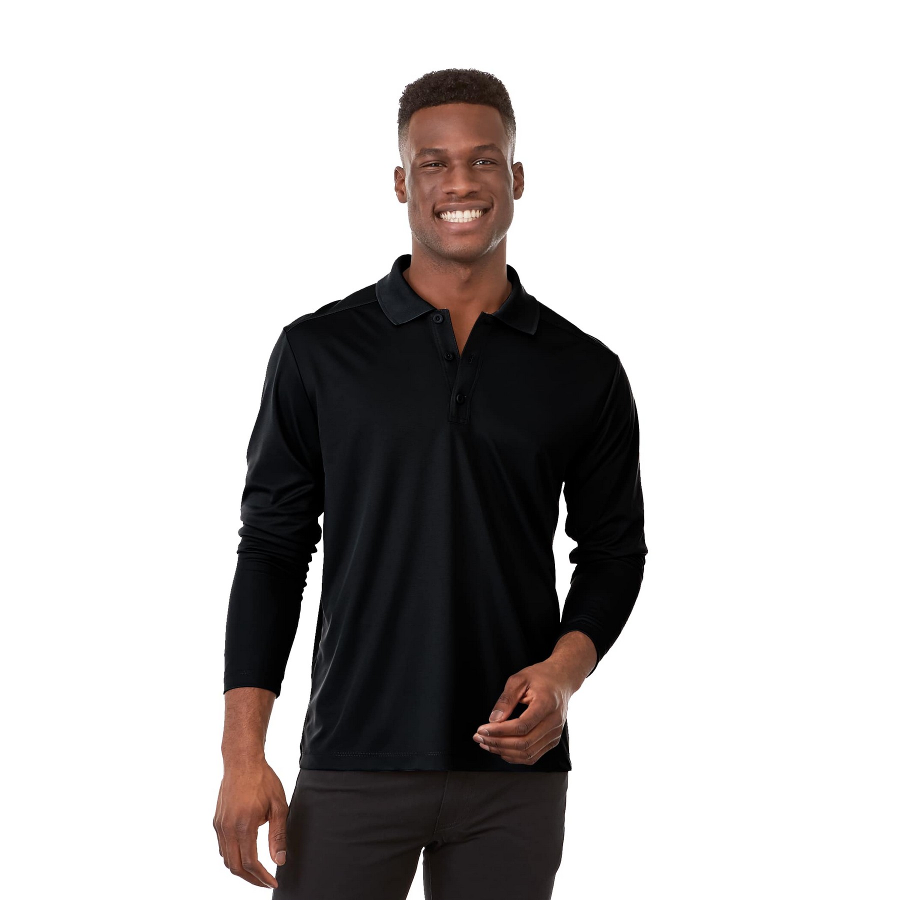 Picture of Men's MORI Long Sleeve Performance Polo
