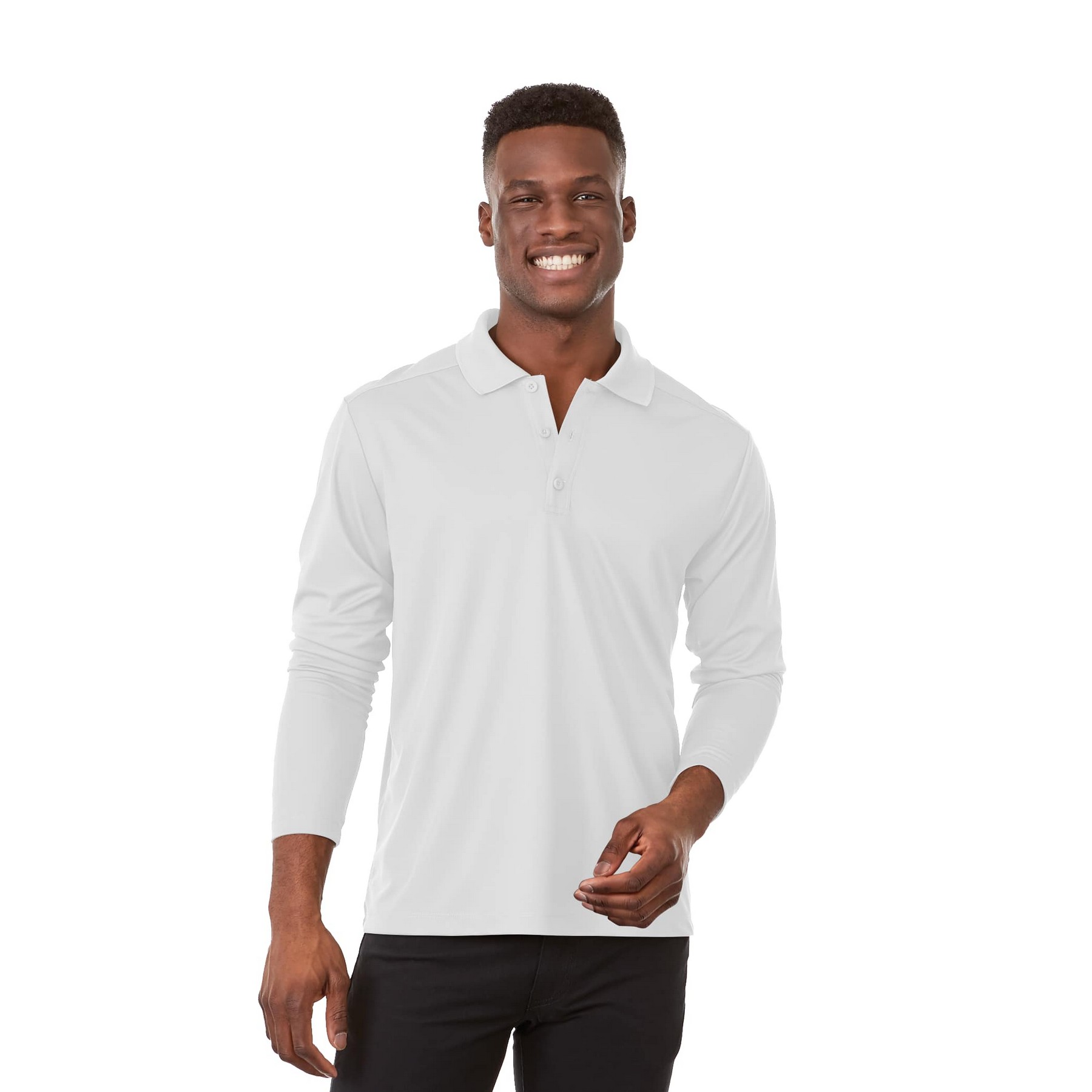 Picture of Men's MORI Long Sleeve Performance Polo