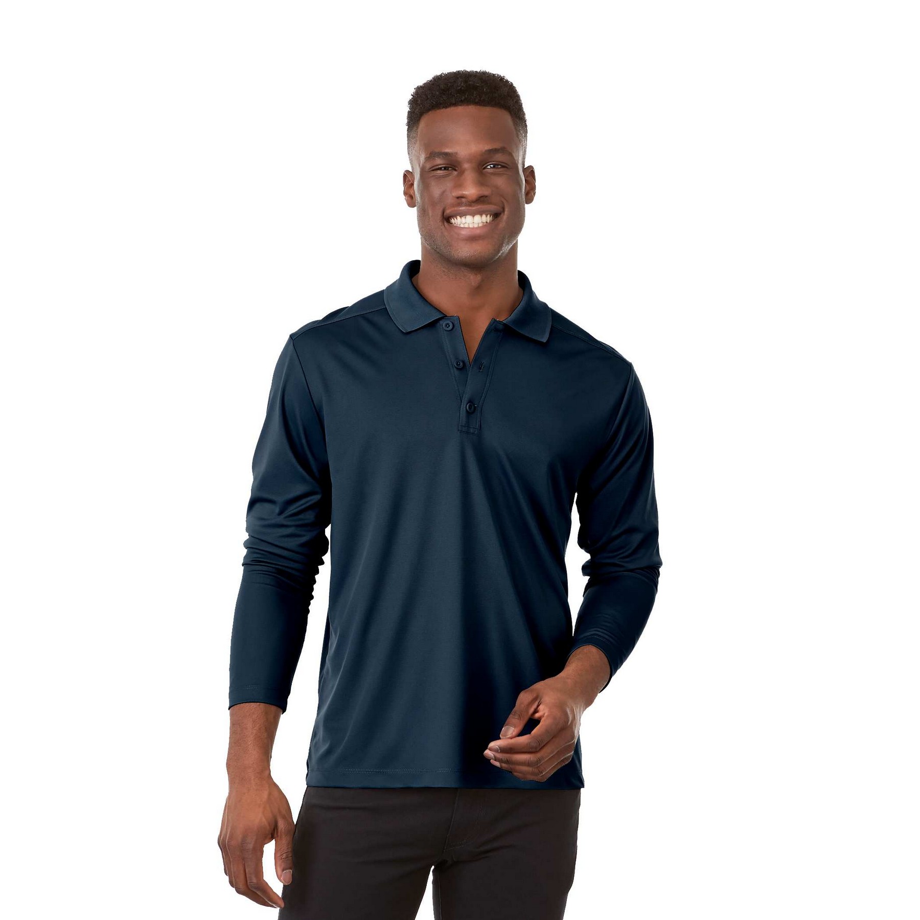 Picture of Men's MORI Long Sleeve Performance Polo