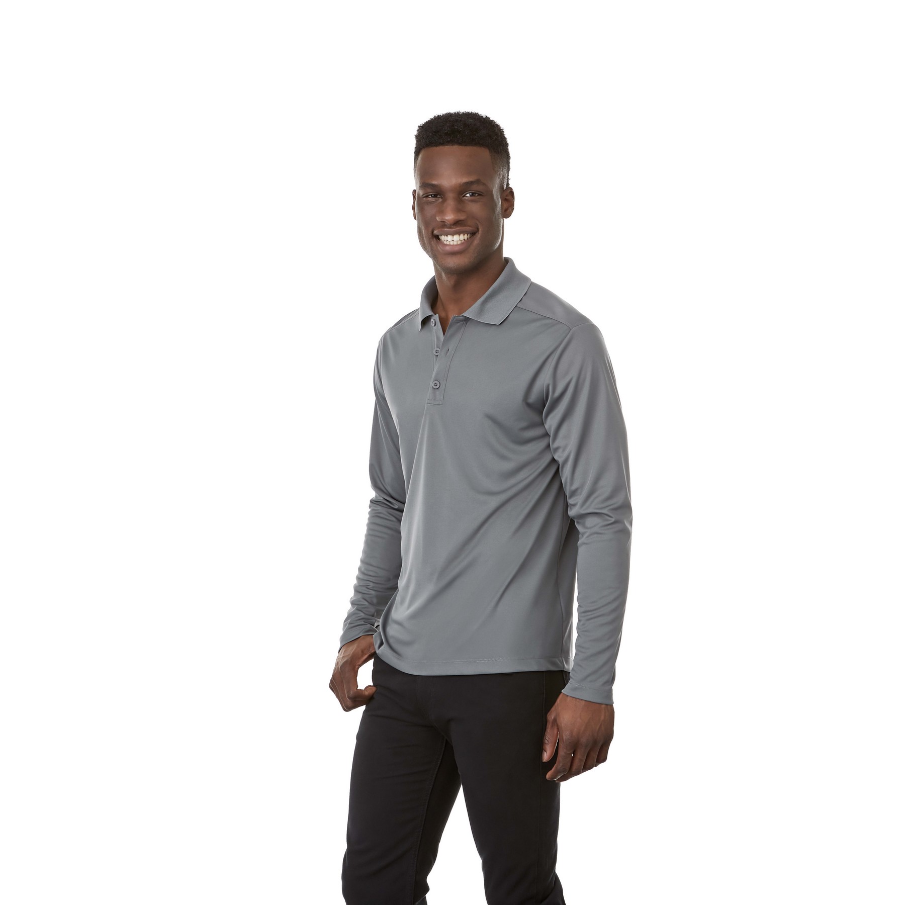 Picture of Men's MORI Long Sleeve Performance Polo