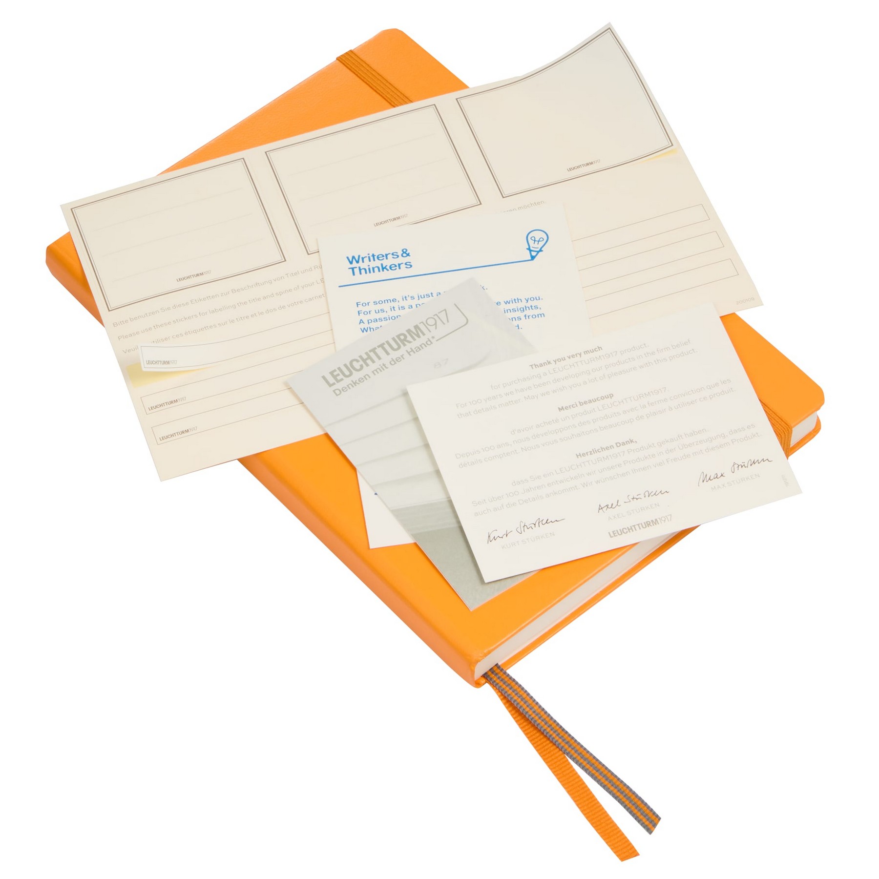Picture of LEUCHTTURM1917 5.75'' x 8.25'' Classic Hardcover Notebook