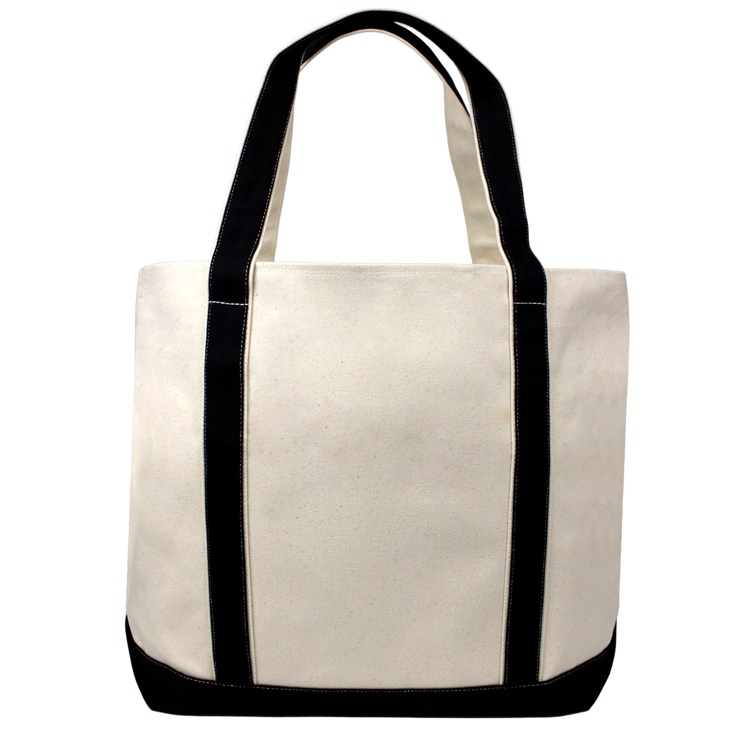 Picture of New! Jumbo Canvas Zipper Boat Tote