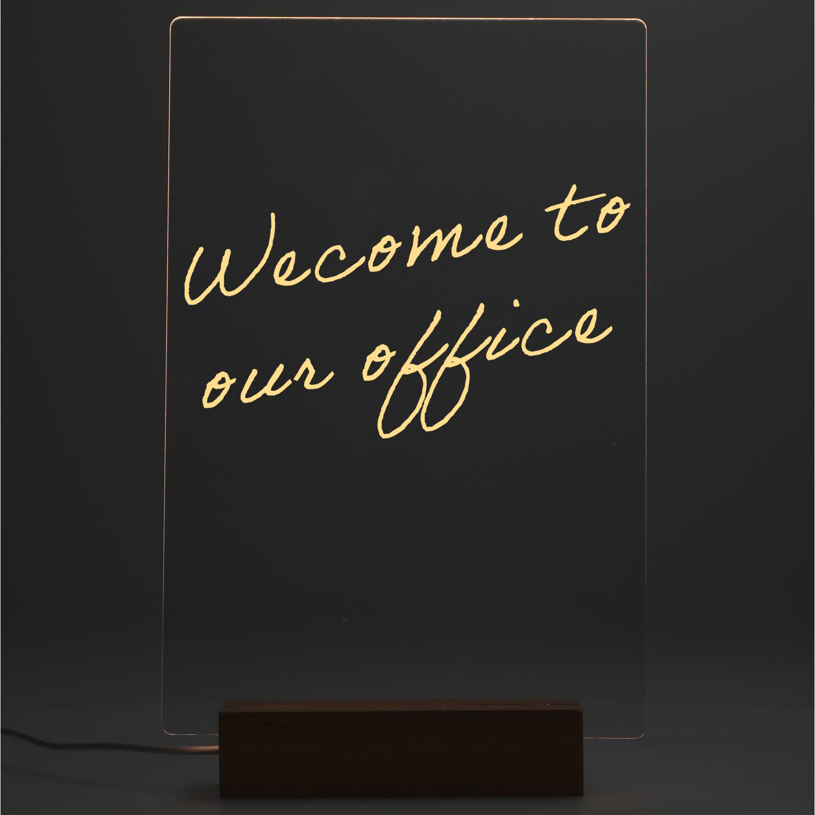 Picture of Note Brite Light-Up Acrylic Dry Erase Board