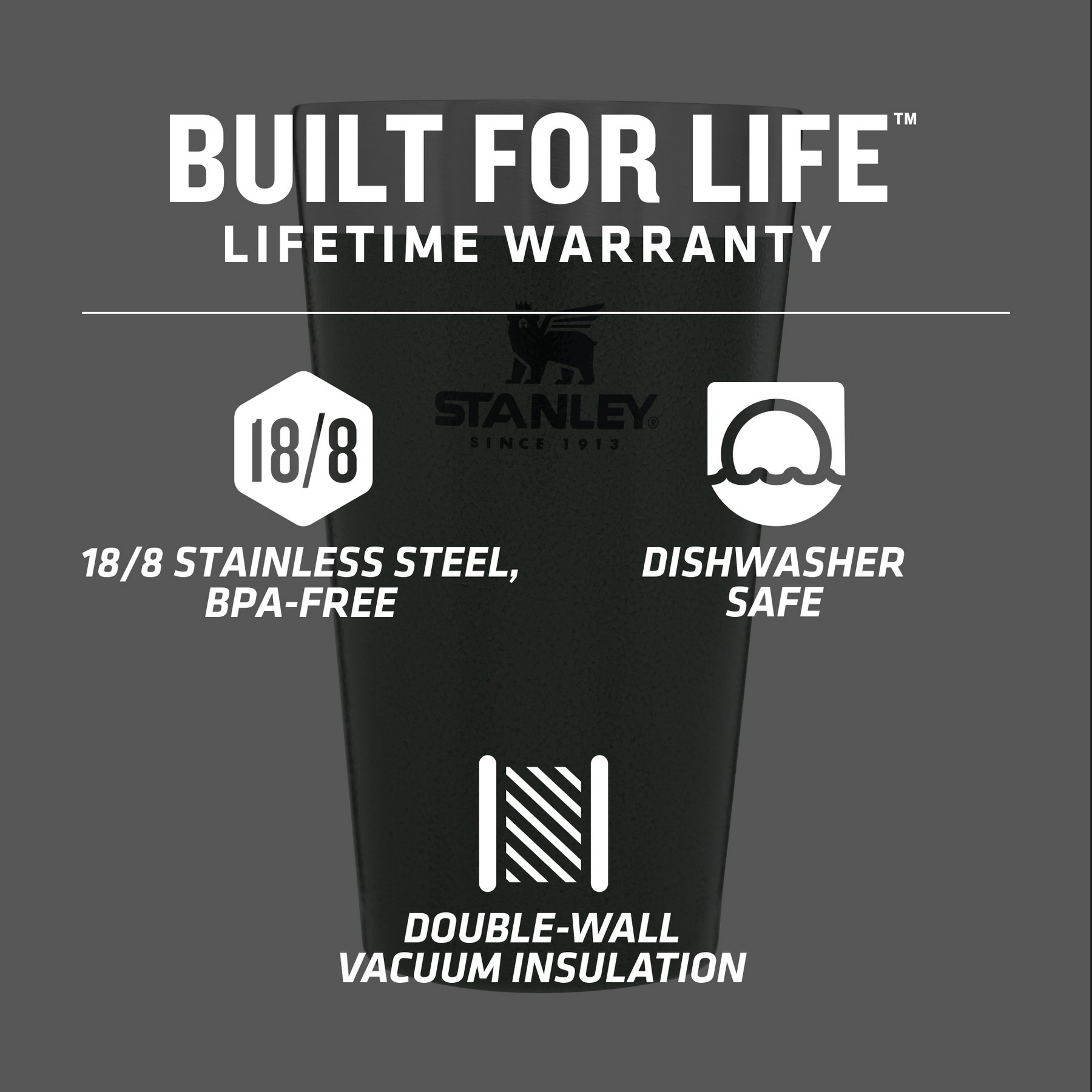 Picture of Stanley Stay-Chill Stacking Pint 16oz