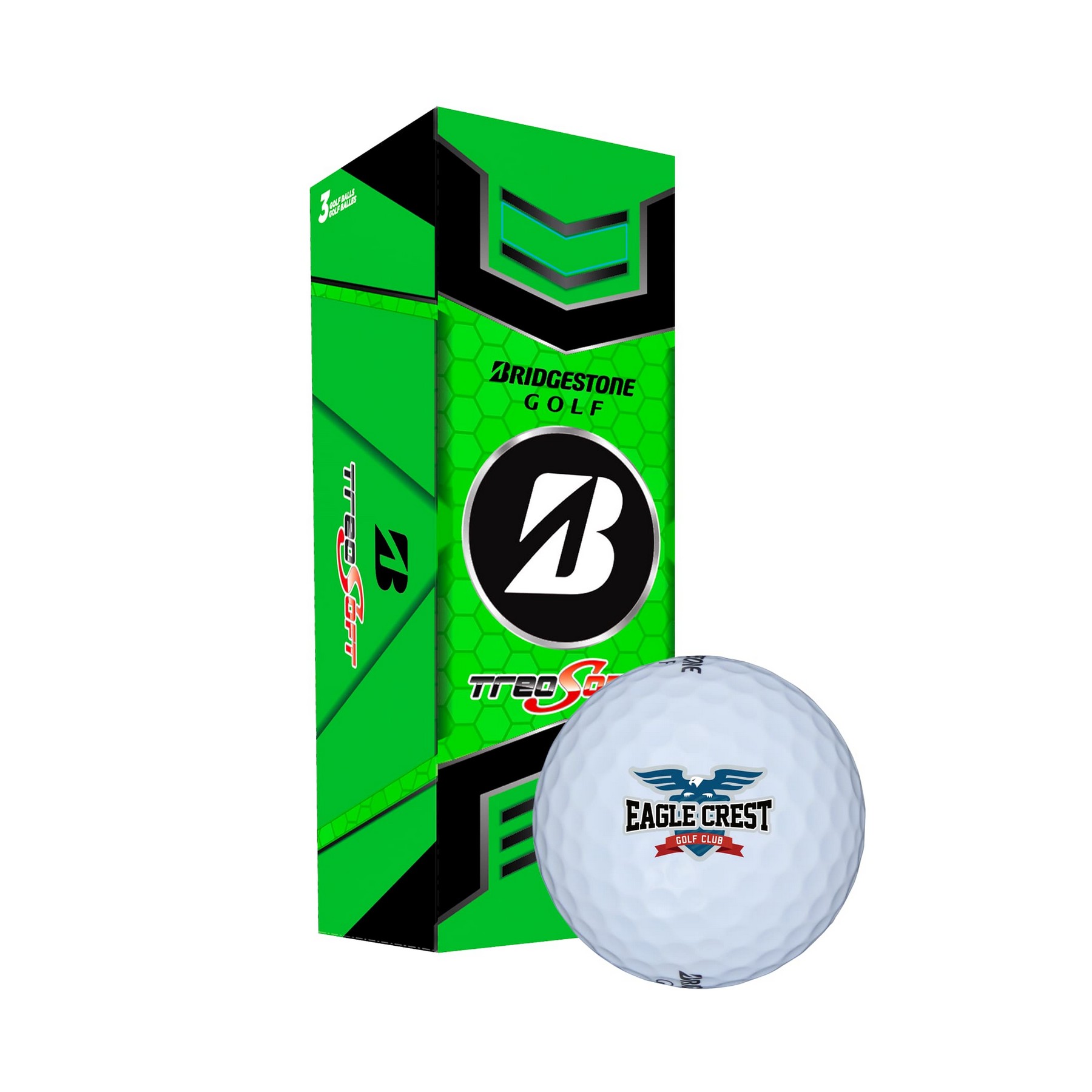 Picture of Bridgestone TreoSoft Golf Balls - 3 Pack