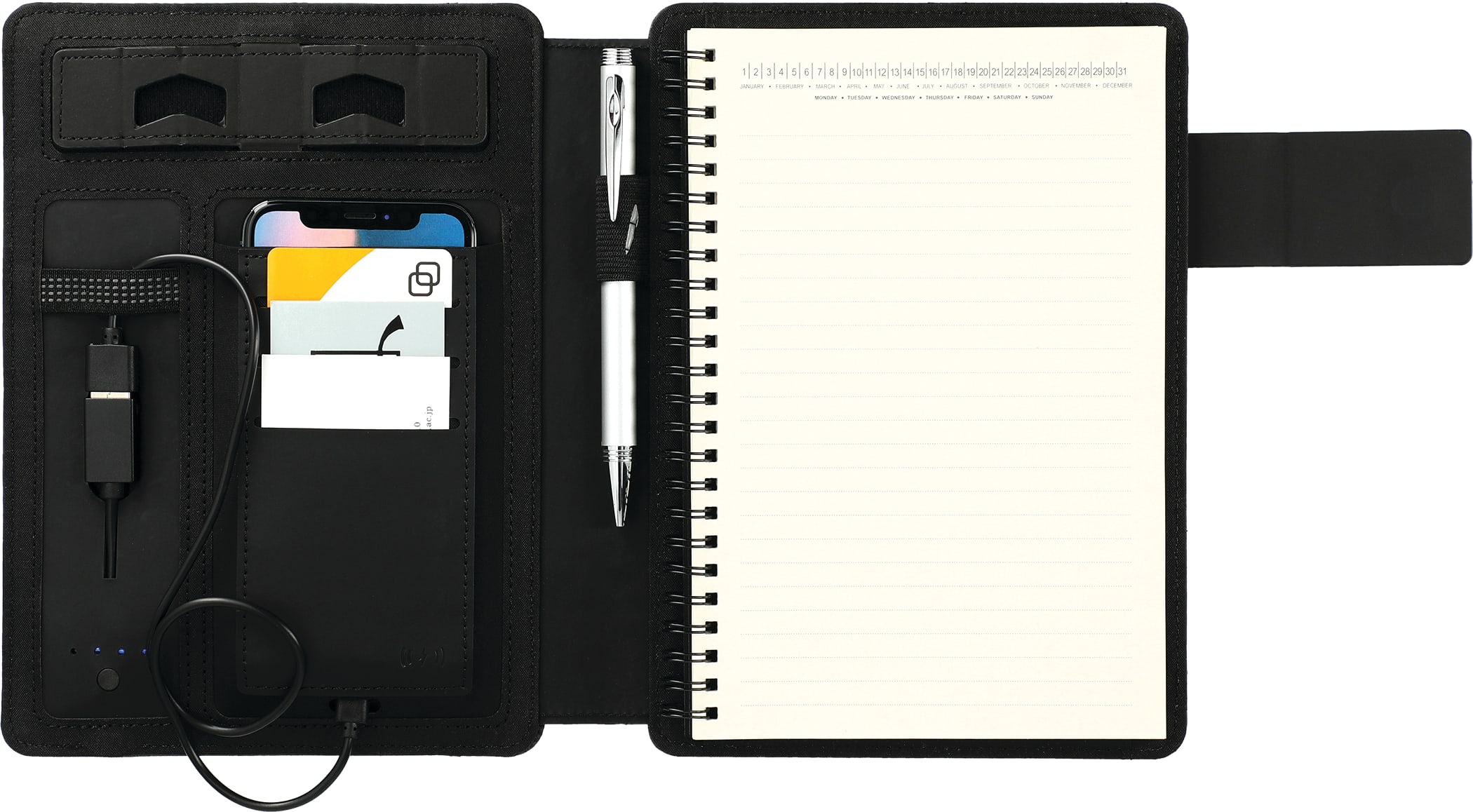 Picture of FSC® Mix Titus 5000 mAh Wireless Charging Journal