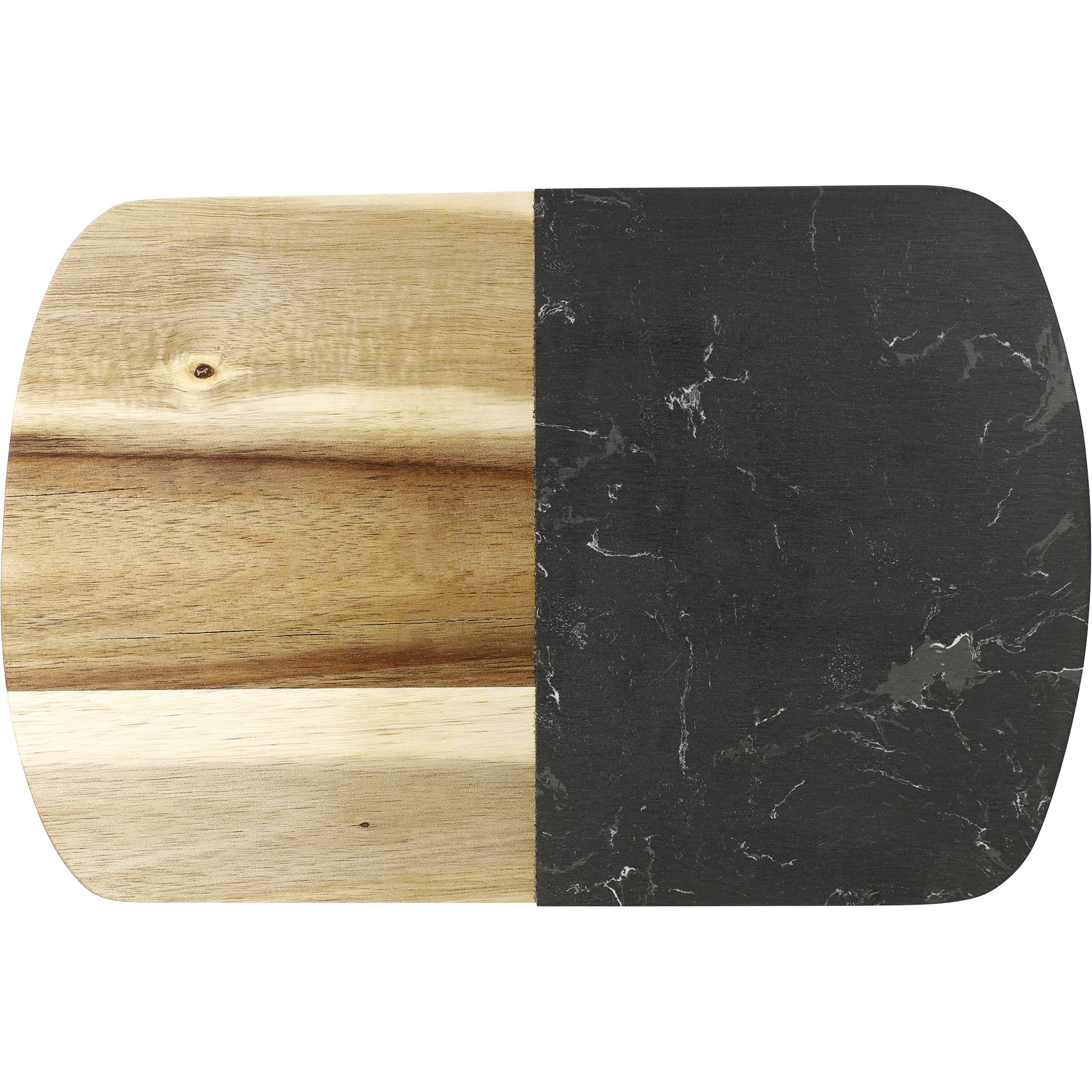 Picture of Black Marble Cheese Board Set with Knives