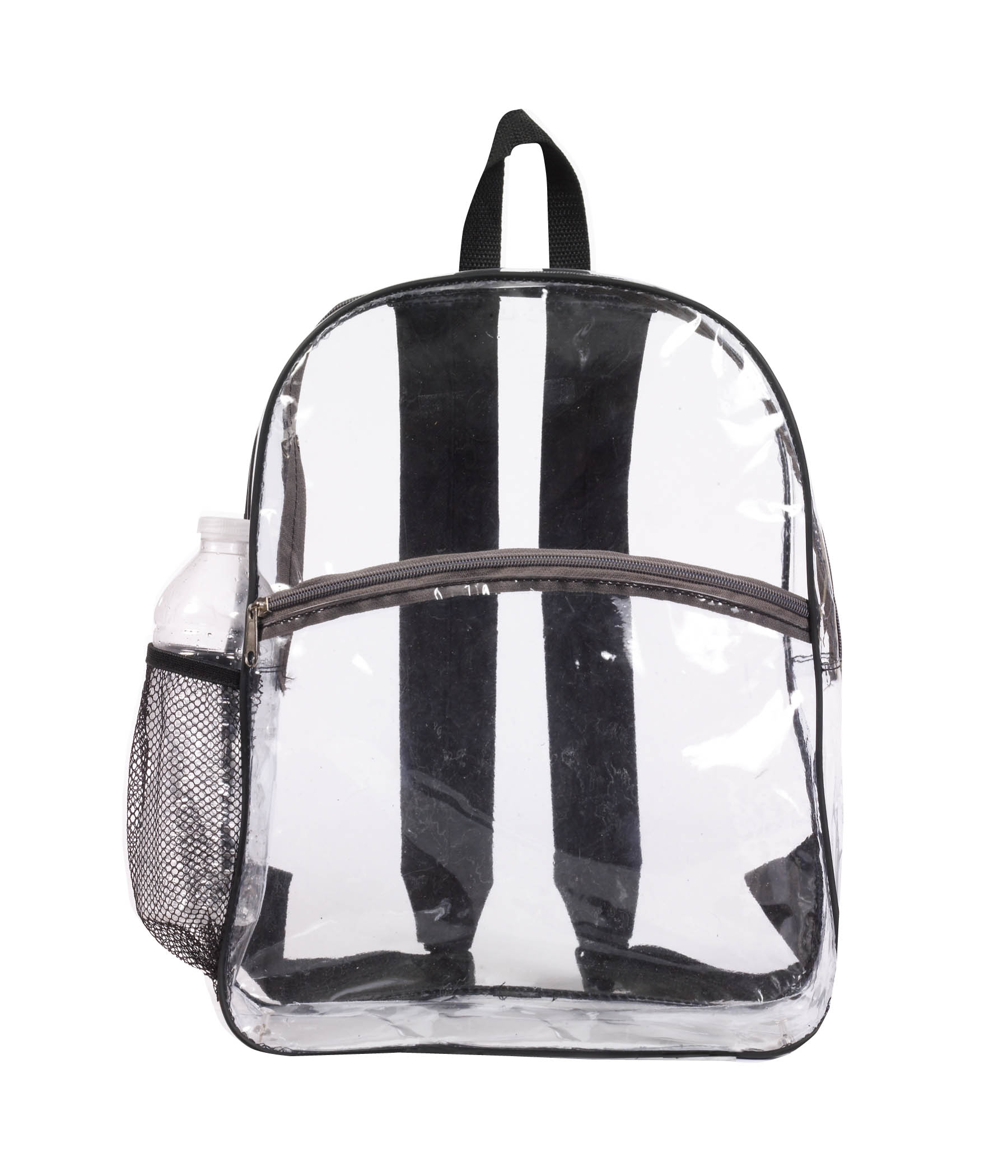 Picture of Best Value Security Clear Backpack With Water Bottle Pocket