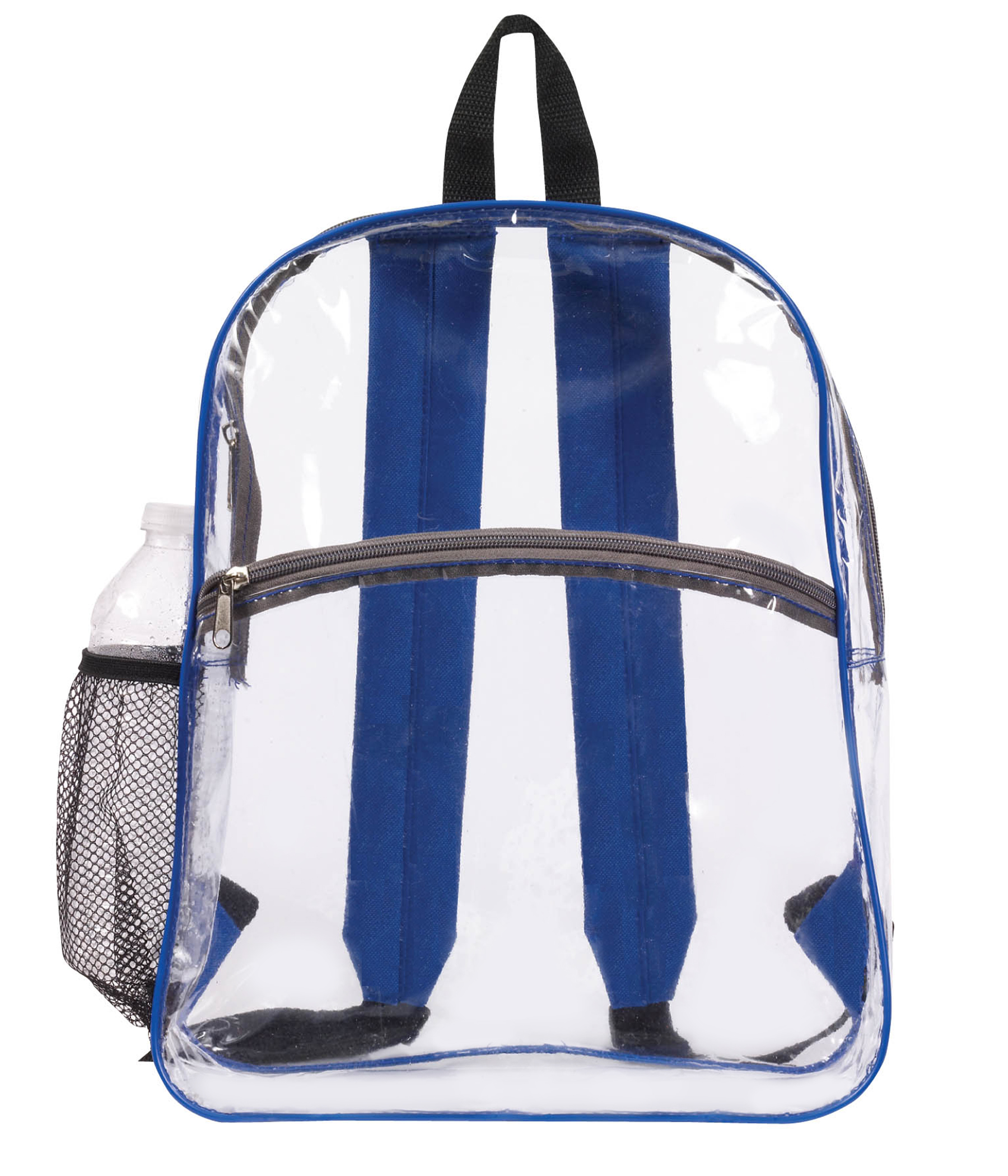 Picture of Best Value Security Clear Backpack With Water Bottle Pocket