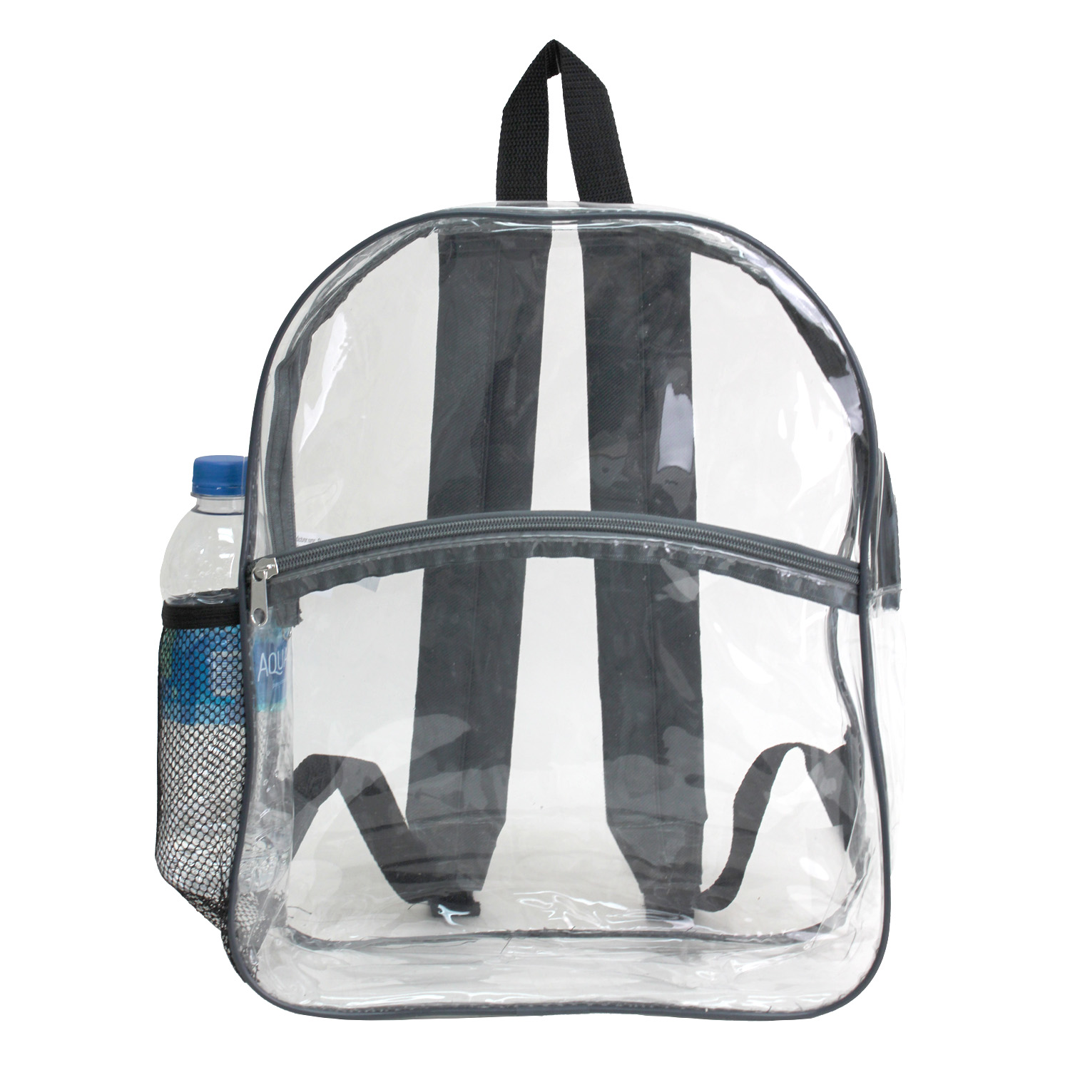 Picture of Best Value Security Clear Backpack With Water Bottle Pocket