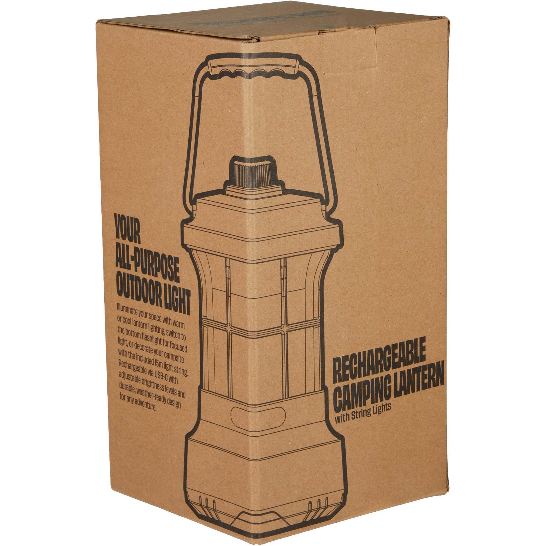Picture of Rechargeable Camping Lantern with String Lights