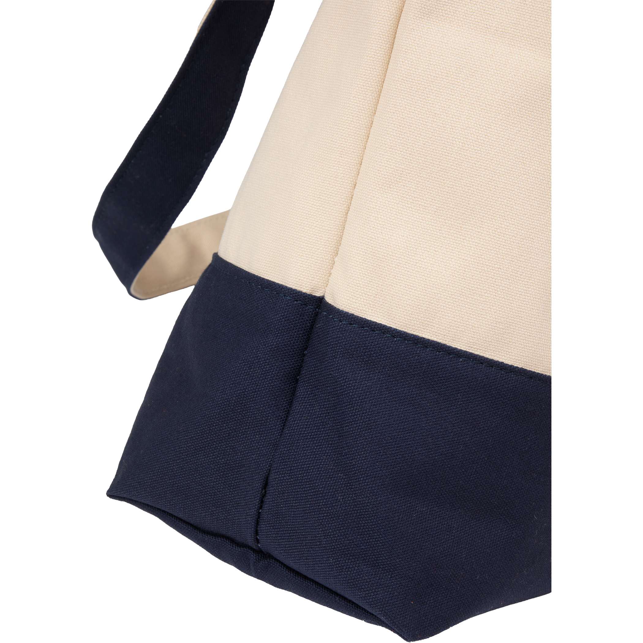 Picture of Color Accent Zippered Cotton Tote
