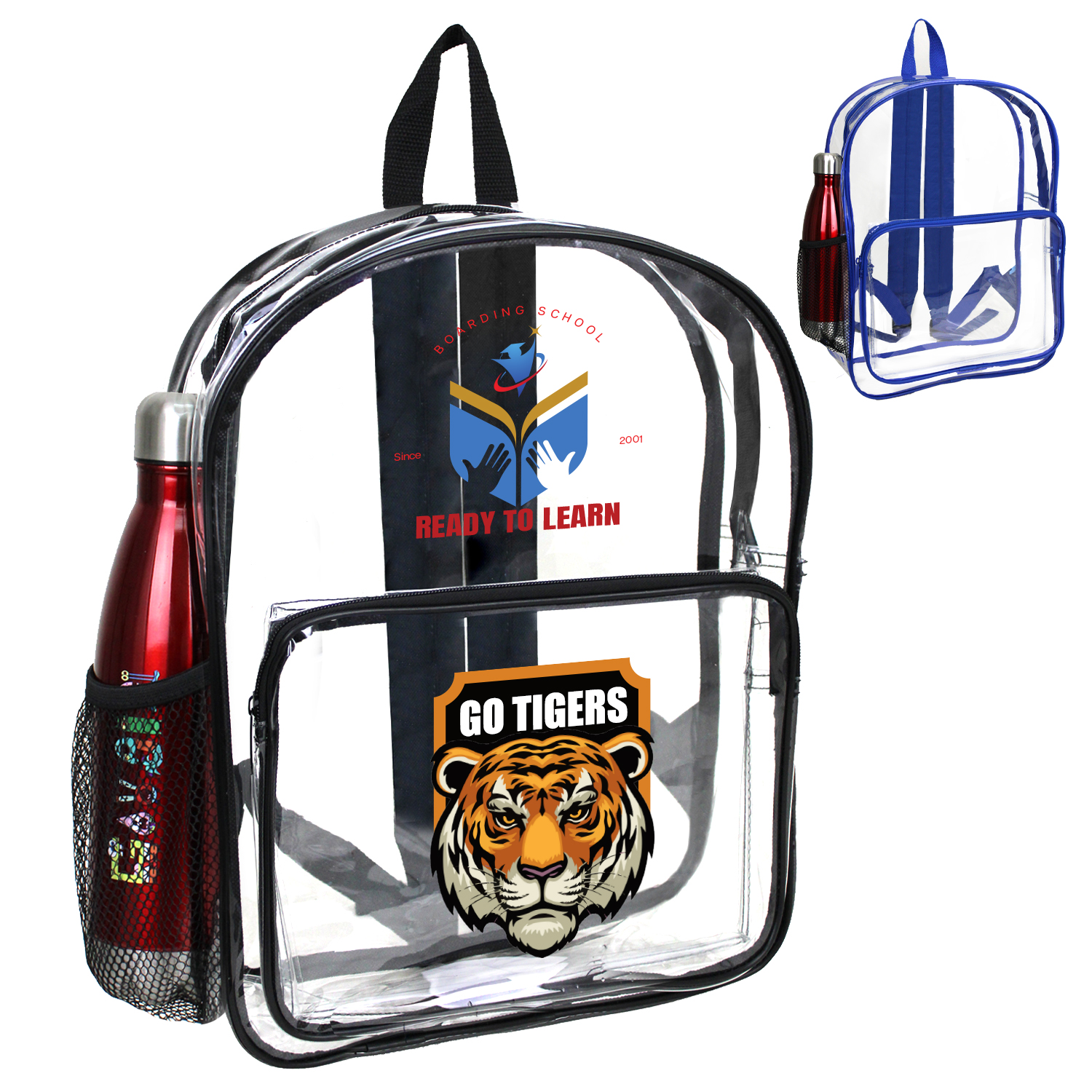 Picture of 16" Heavy Duty Clear Security Backpack