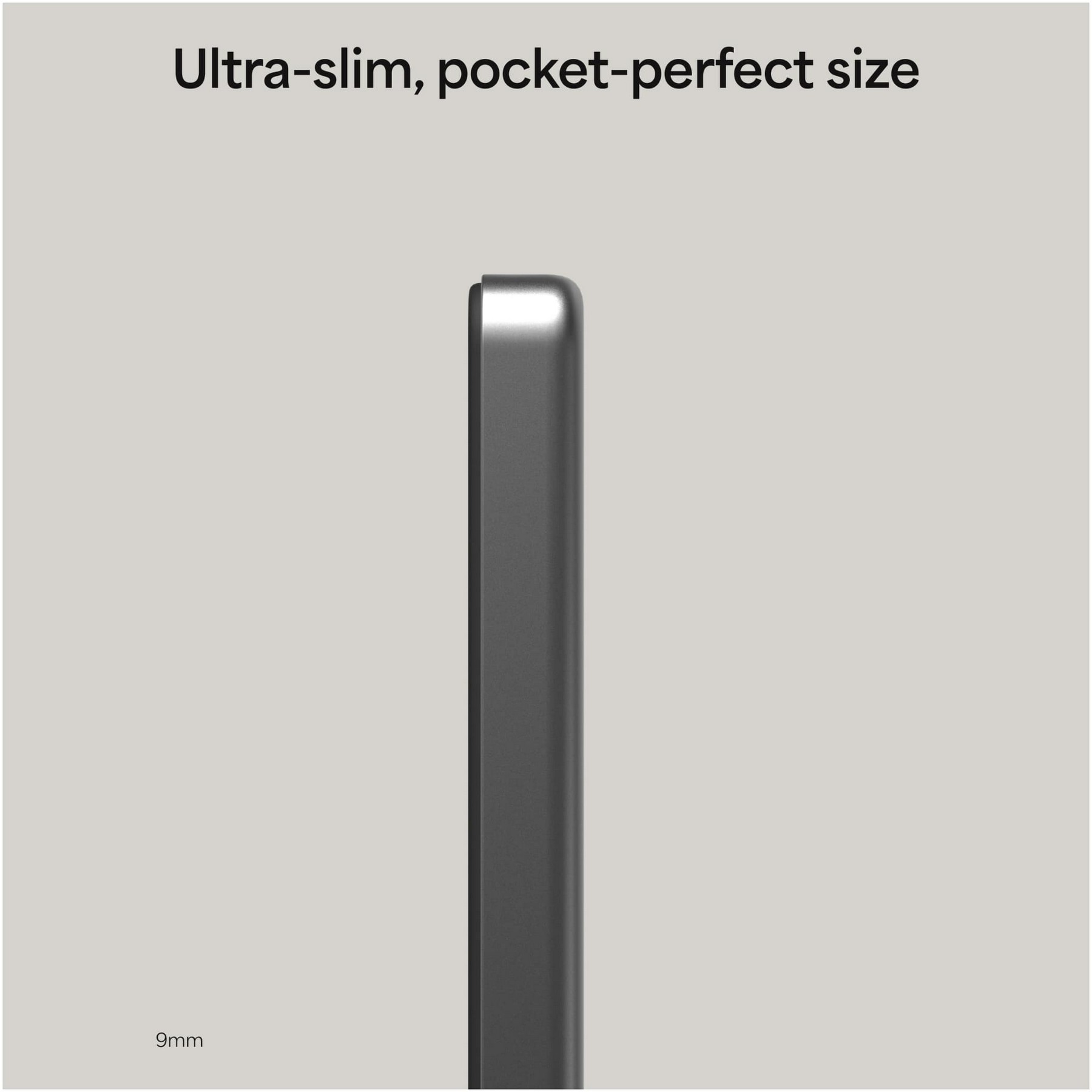 Picture of mophie Slim 5,000 mAh Qi 2 Wireless Power Bank