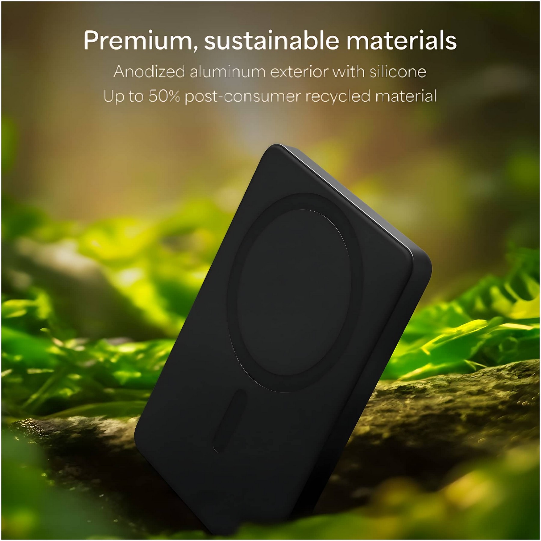 Picture of mophie Slim 5,000 mAh Qi 2 Wireless Power Bank