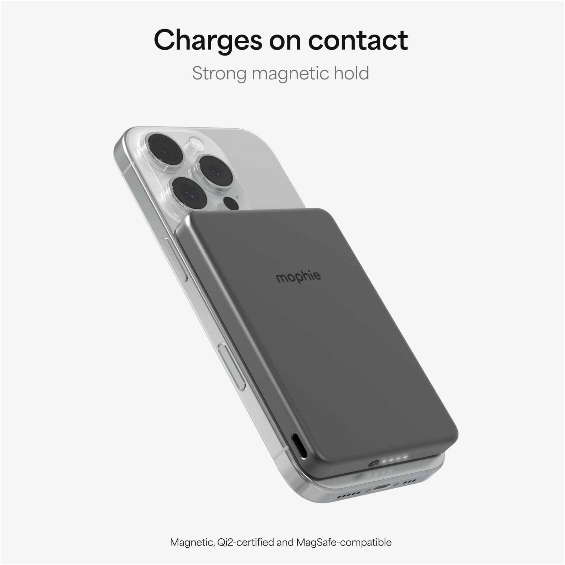 Picture of mophie Slim 5,000 mAh Qi 2 Wireless Power Bank