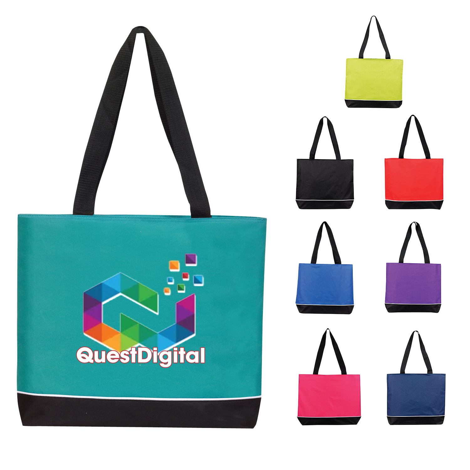 Picture of Zipper Shoulder Tote Bag