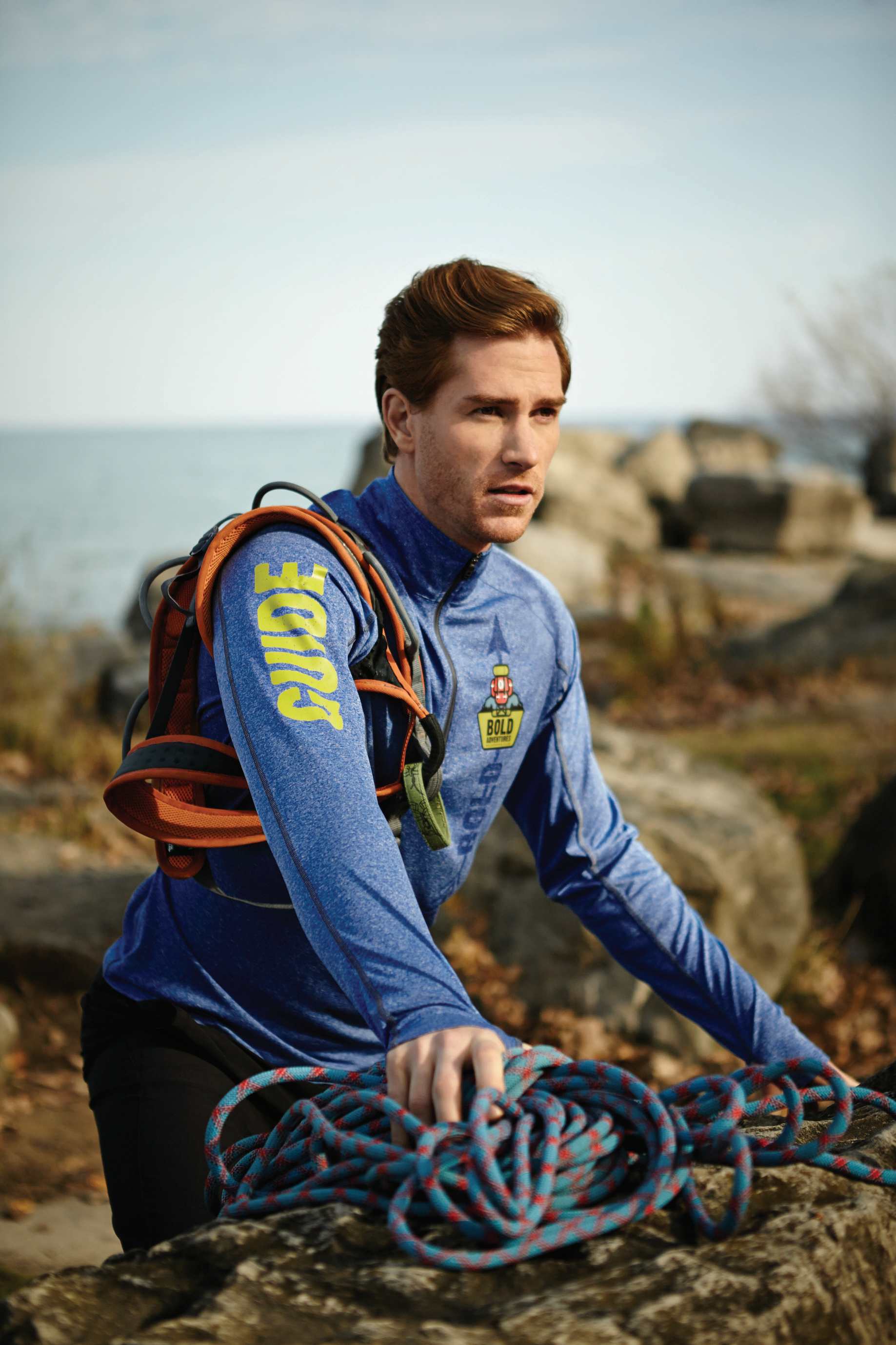 Picture of Men's TAZA Performance Knit Quarter Zip with Thumb Holes
