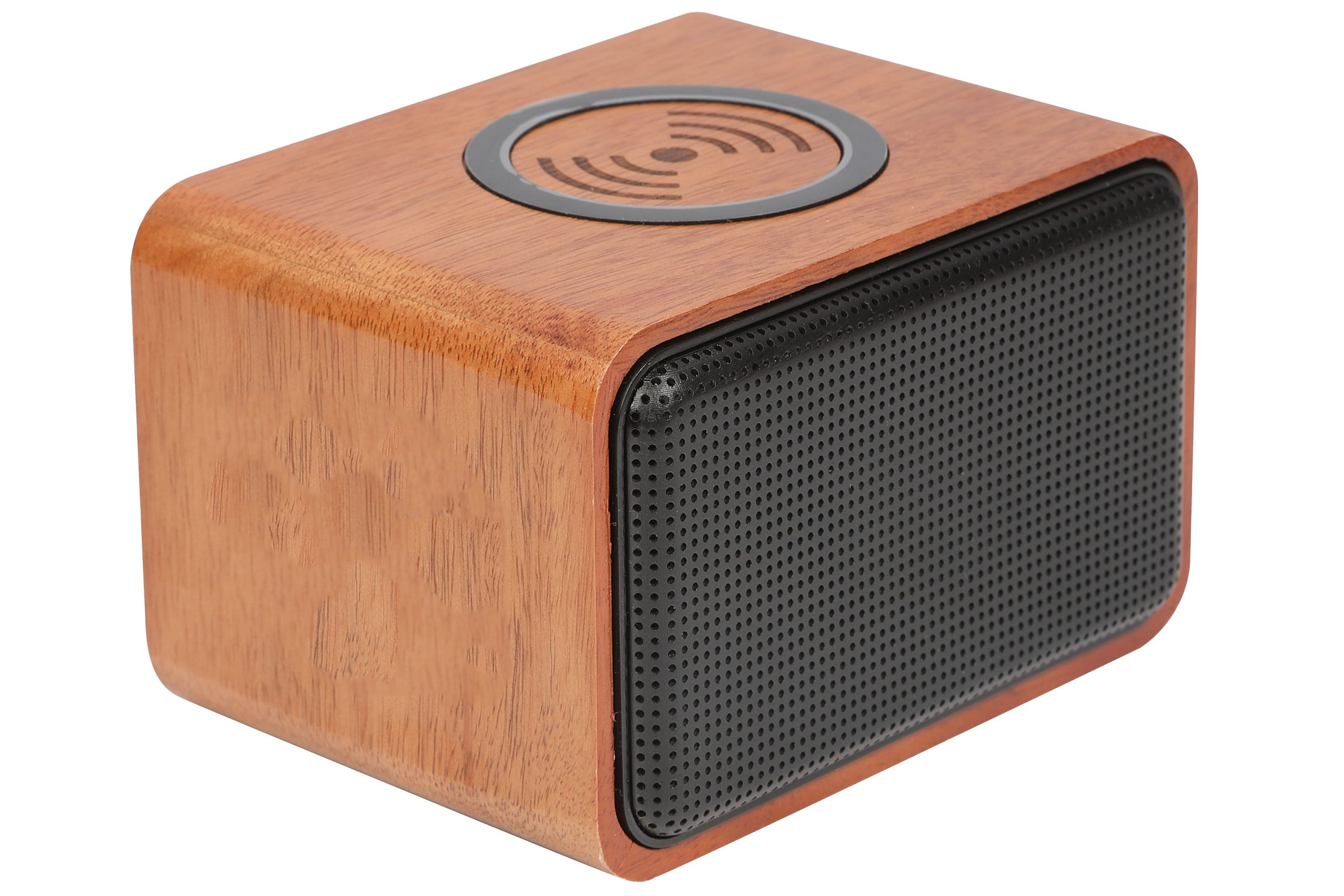 Picture of Wood Bluetooth Speaker with Wireless Charging Pad