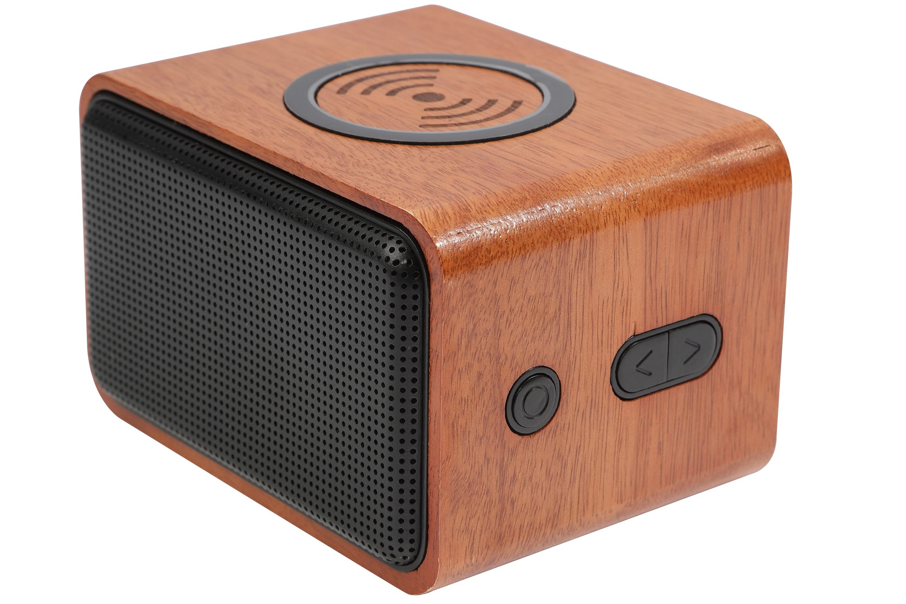 Picture of Wood Bluetooth Speaker with Wireless Charging Pad